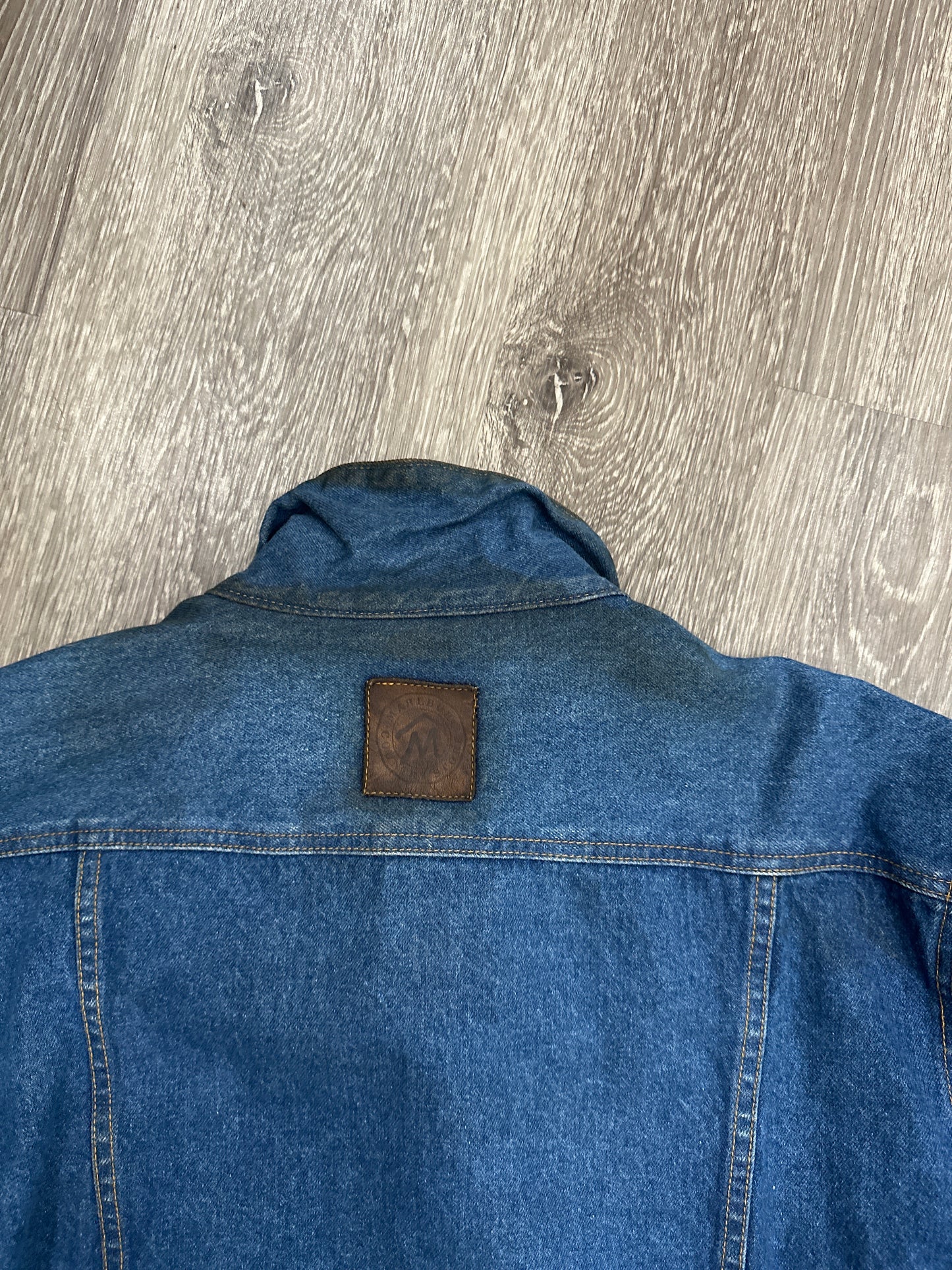 (Mens Large) 90s Marlboro Denim Jacket