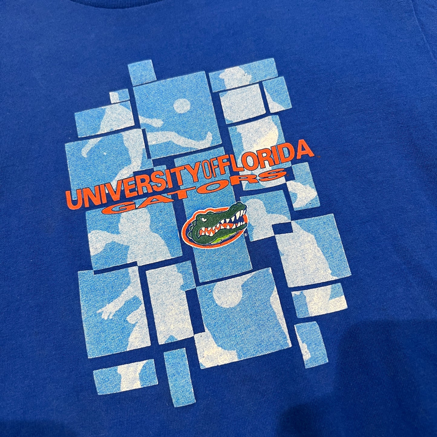 Vintage Florida Gators Shirt Kids Youth Medium Short Sleeve Blue
