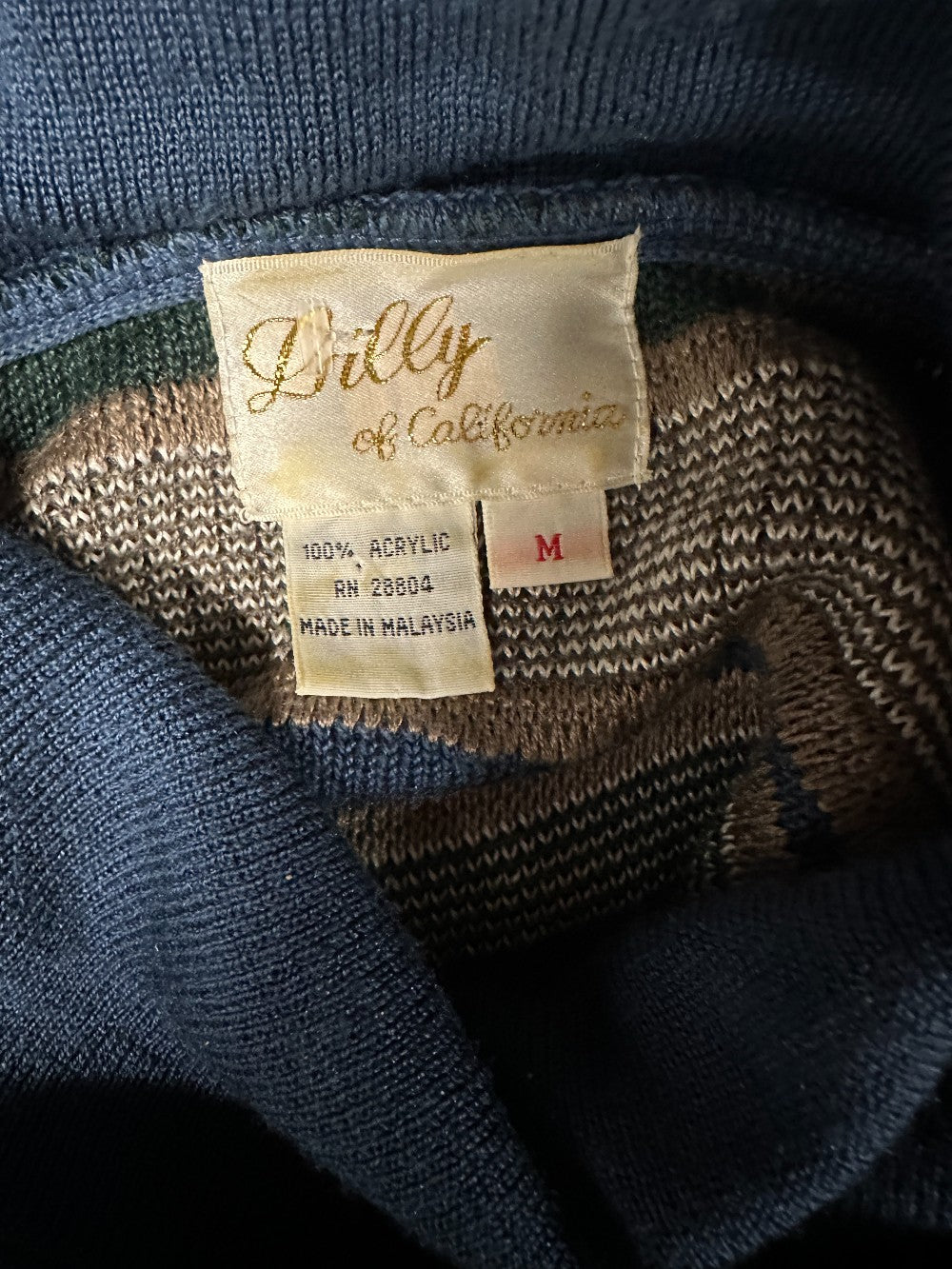 (Womens M) Vintage Lilly 3D Knitted Sweater|1763