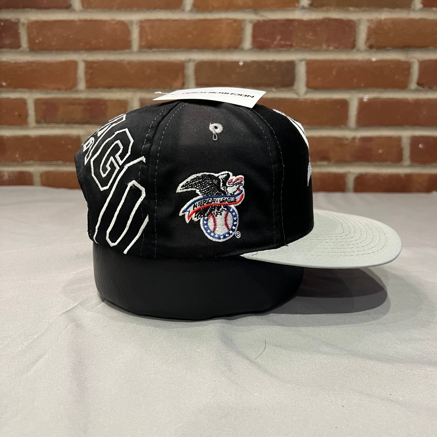 90s Chicago White Sox Snapback Hat Blockhead