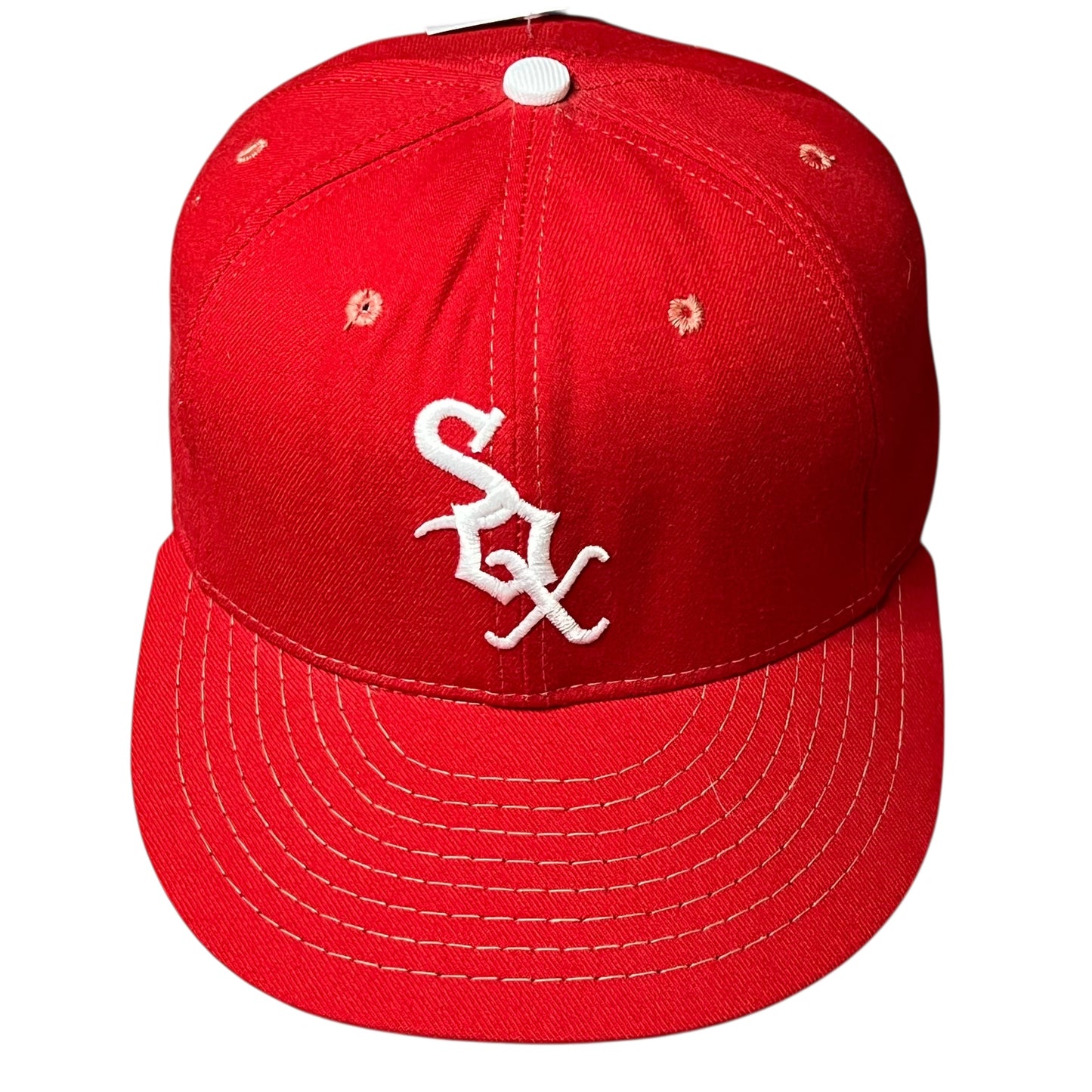 (Adult 7 1/8) 90s Chicago White Sox Fitted Hat