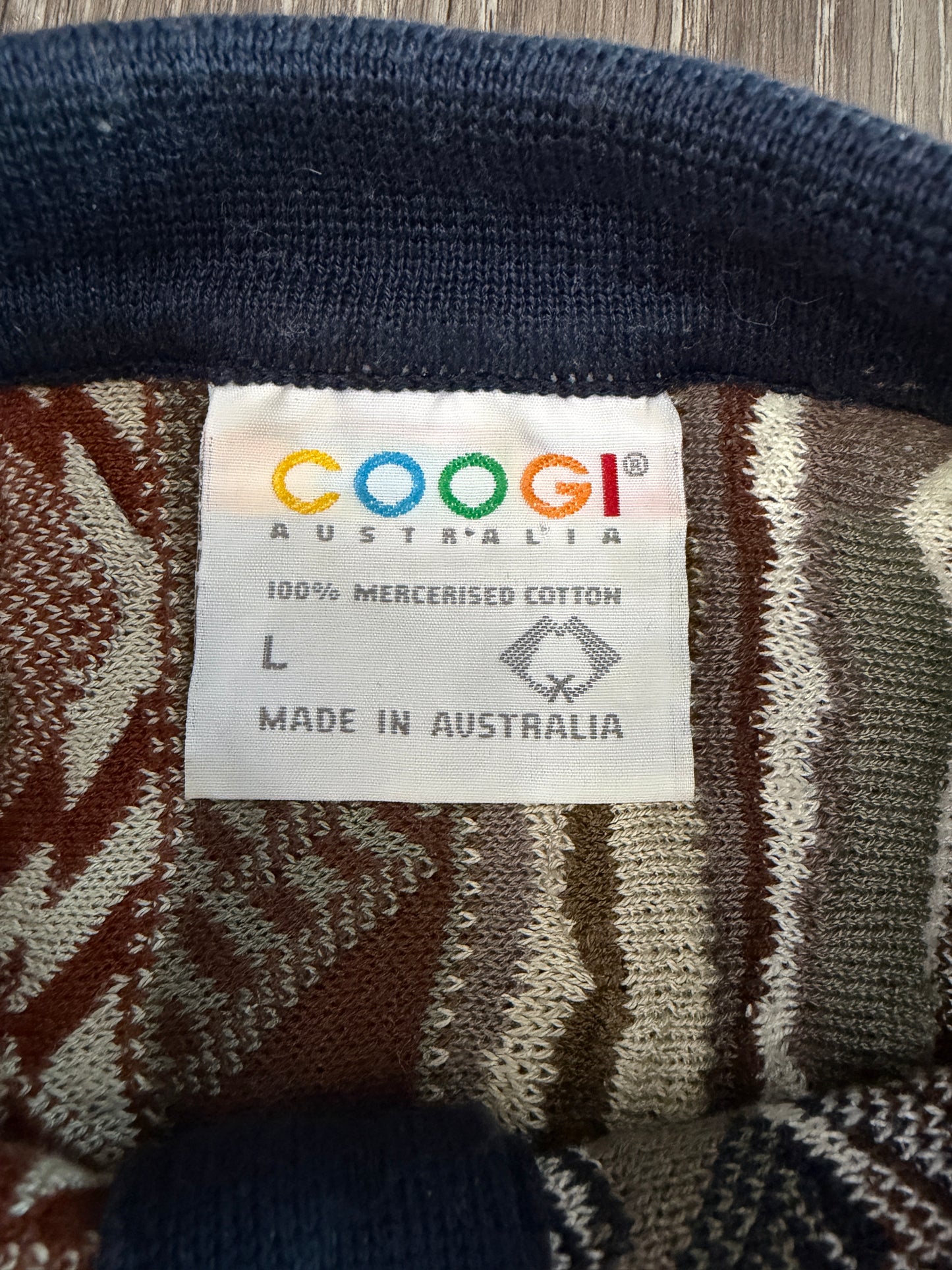 (Mens Large) 90s Coogi 3D Knit Sweater
