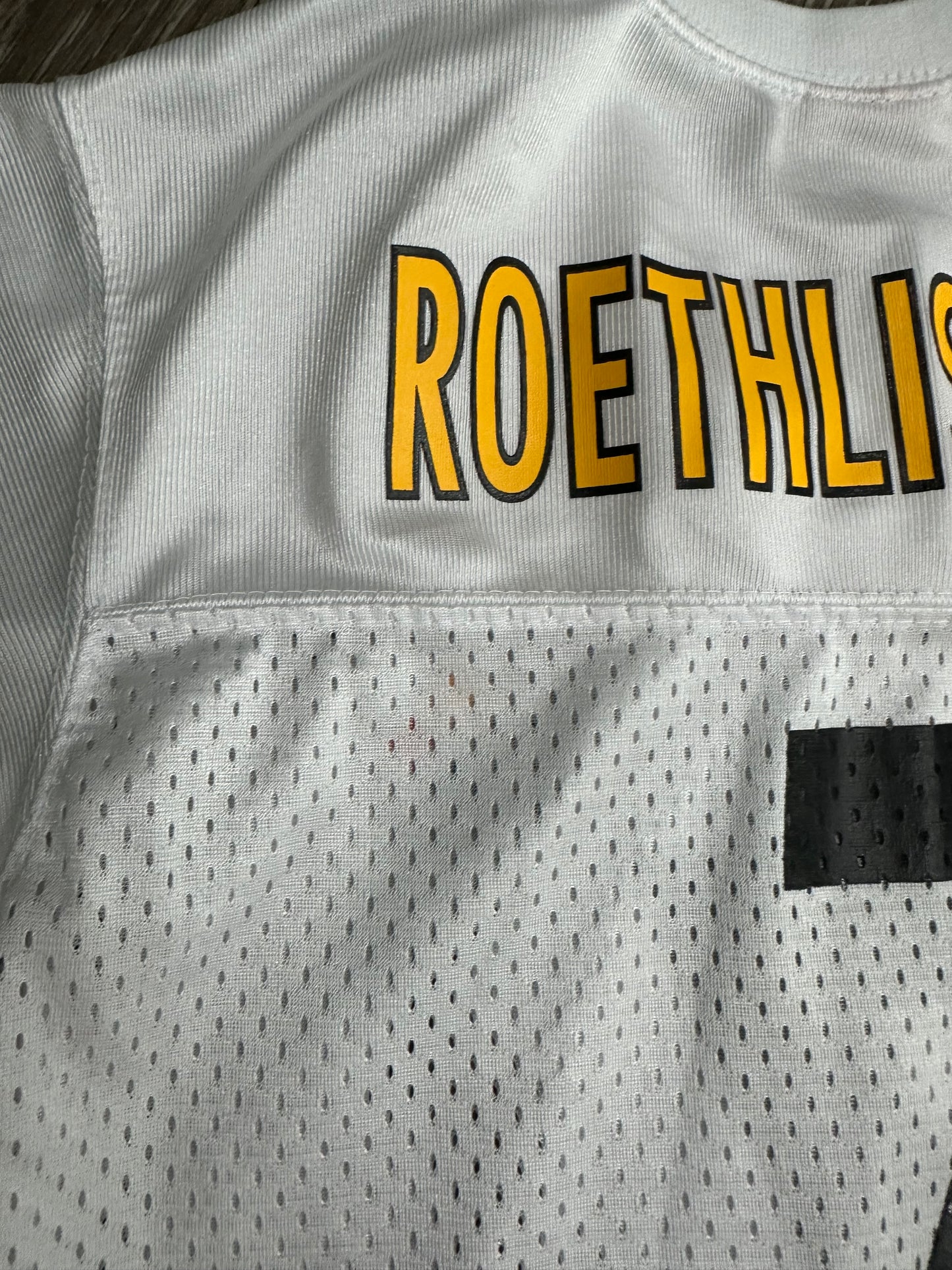 (Kids Medium) NFL Pittsbrugh Steelers 'Ben Roethlisberger' Jersey 007