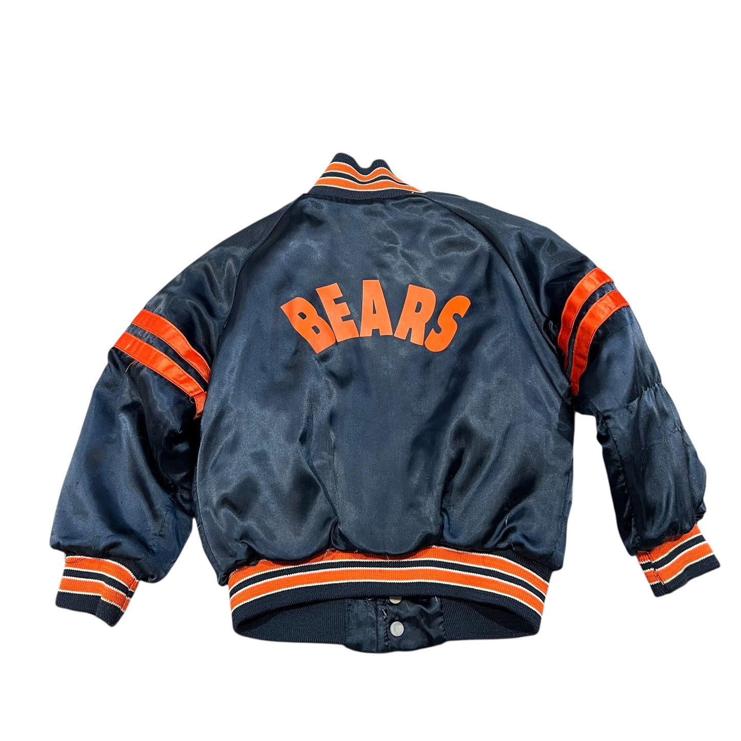 Vintage 90's Chicago Bears Satin Jacket Chalk Line Kids Youth 4 Toddler NFL
