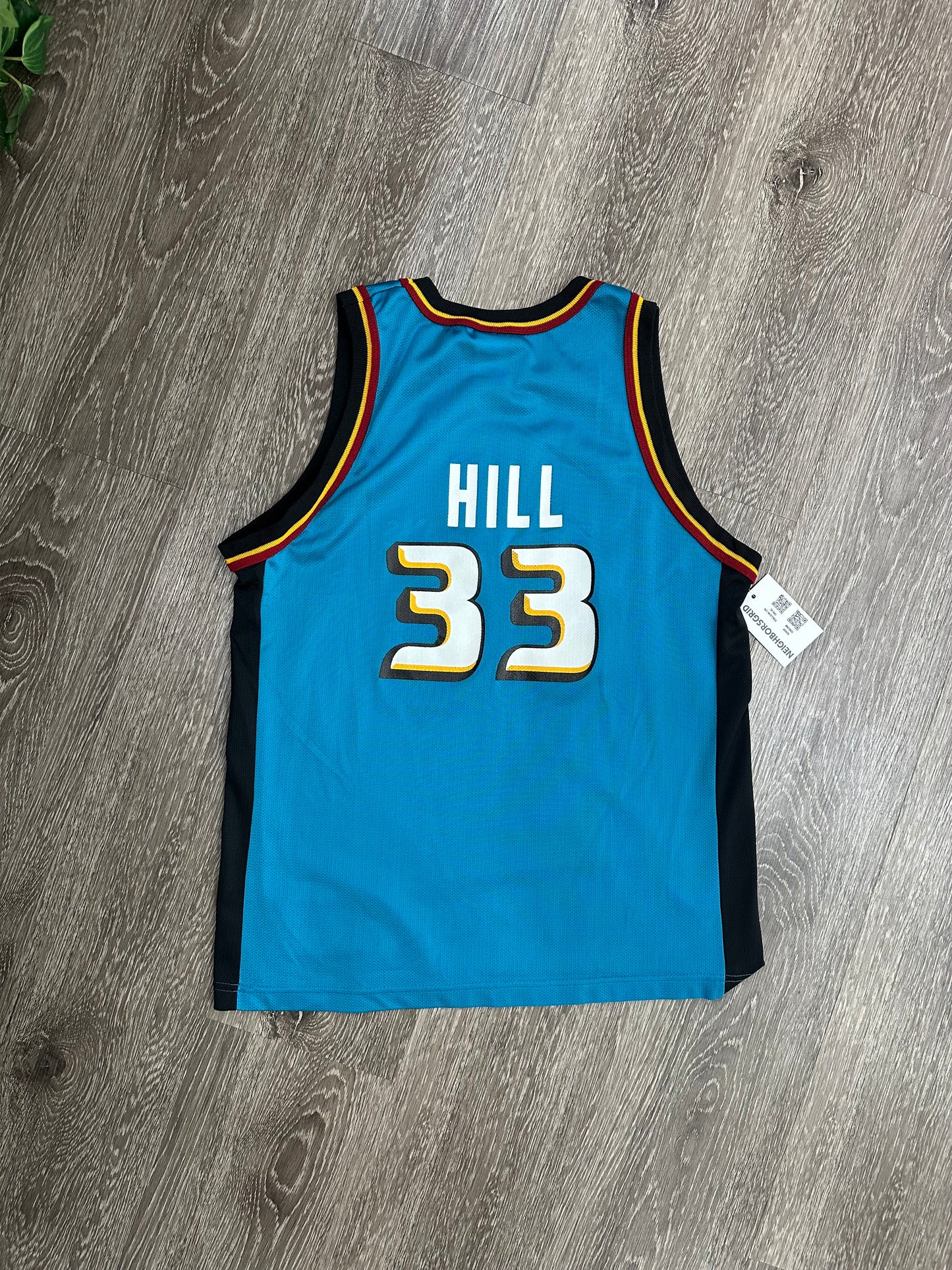(Kids XL) 90s Detroit Pistons 'Grant Hill' Jersey 007