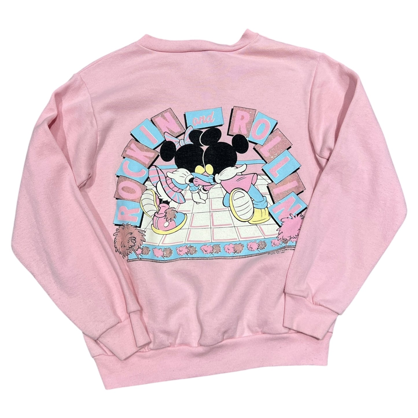 (Kids L) 90s Mickey & Minnie Sweater