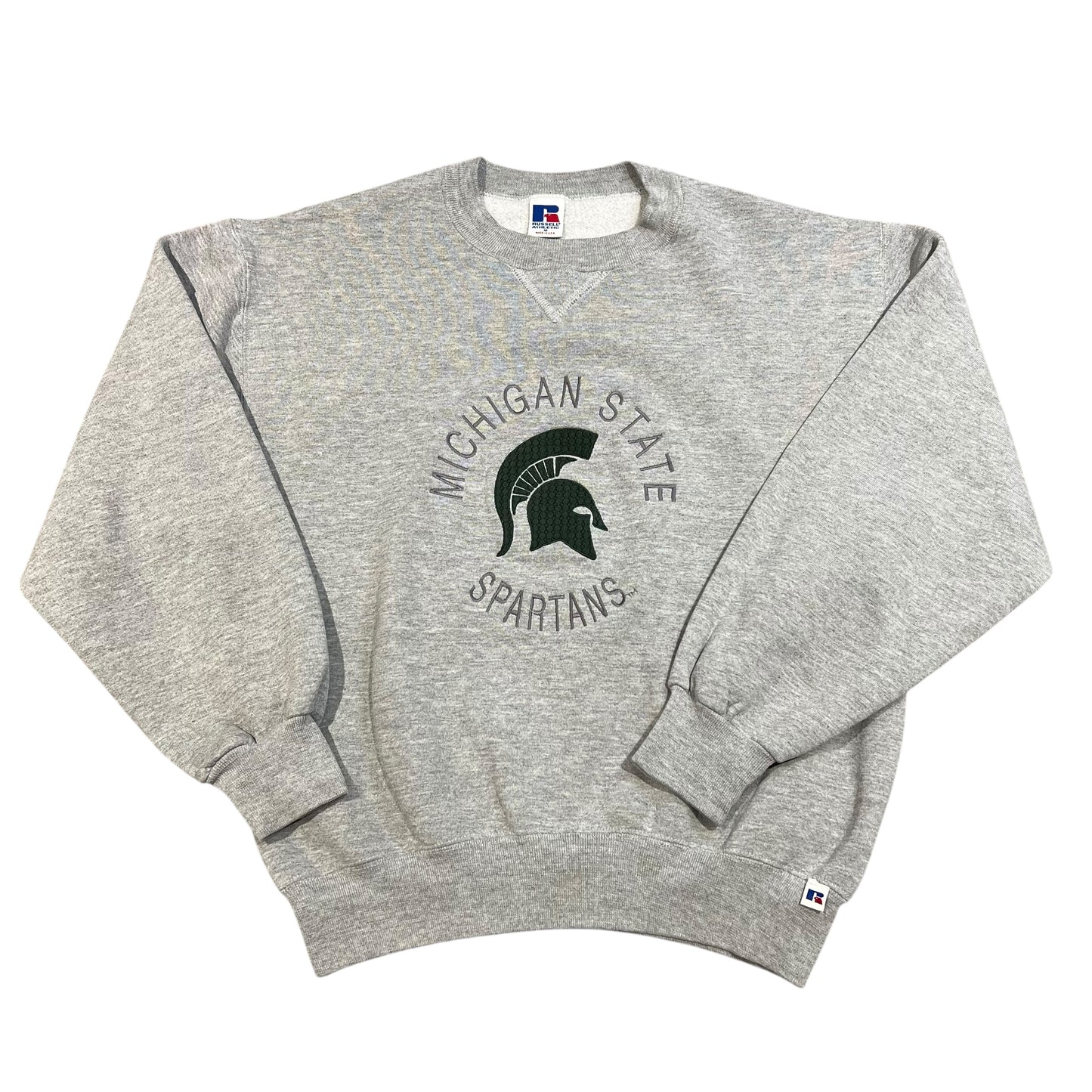 Vintage Michigan State Spartans Sweater Mens Medium Russell Athletic