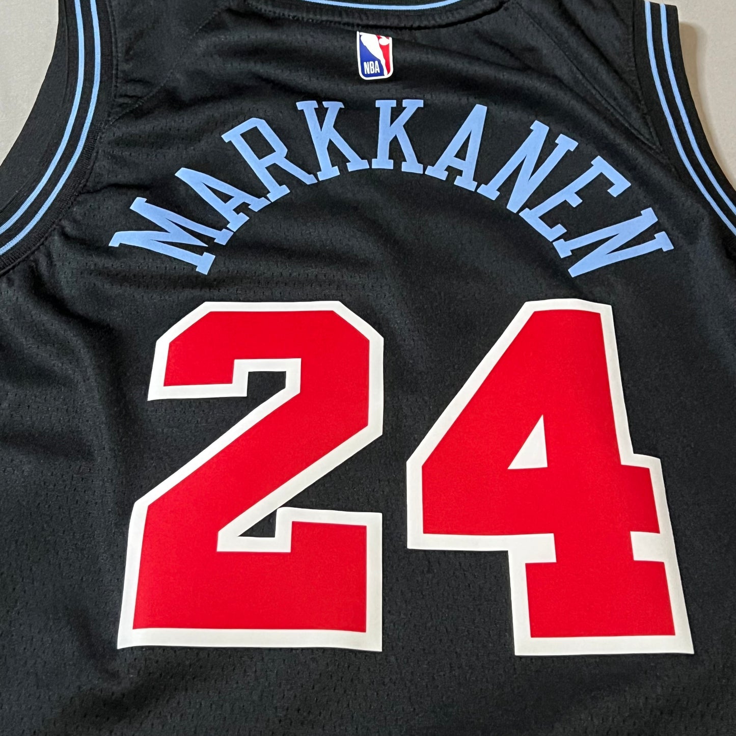 (Kids Large) Lauri Markkanen Jersey Chicago Bulls Nike Dri-Fit
