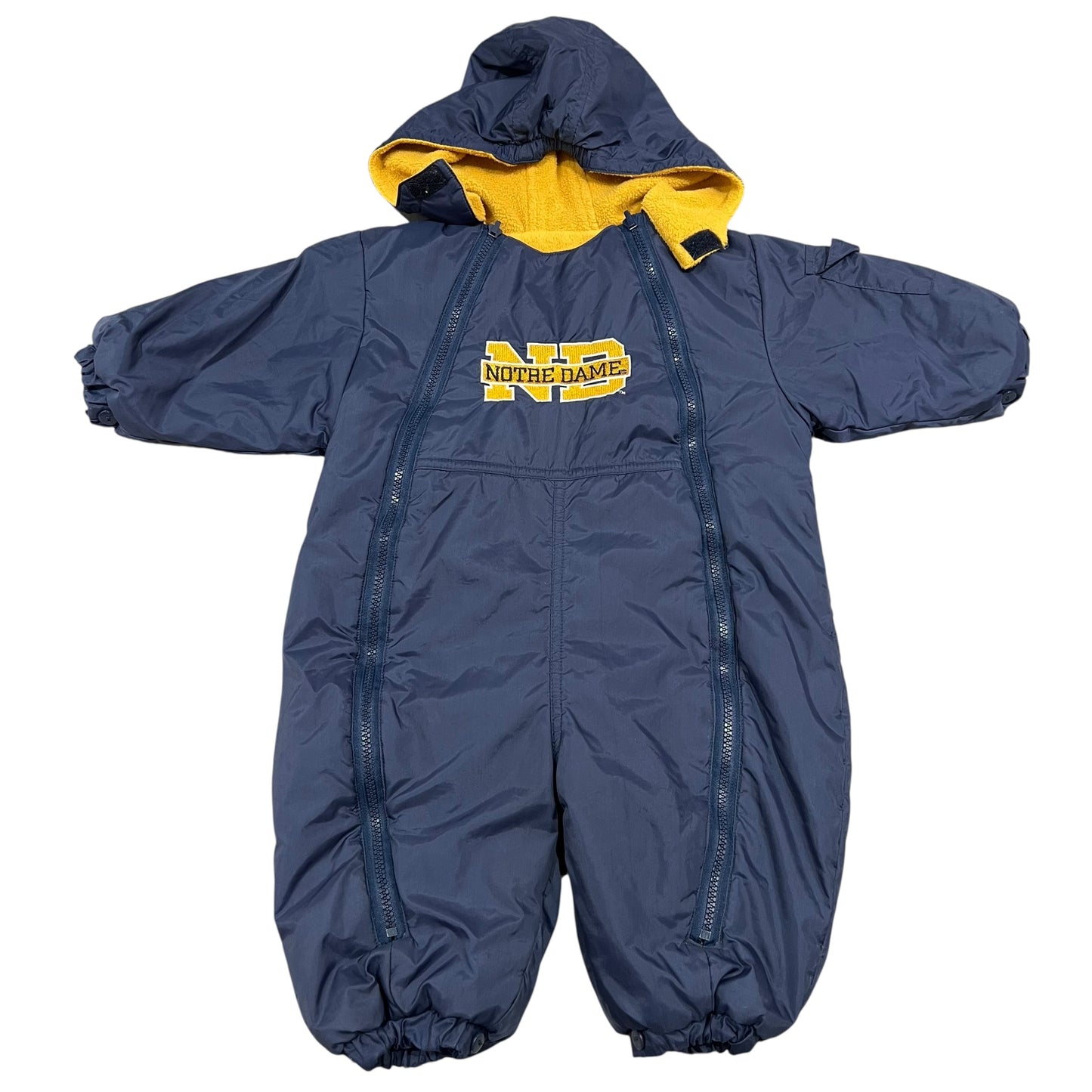 (Kids 18 Months) 90s University of Michigan Snowsuit Reversible
