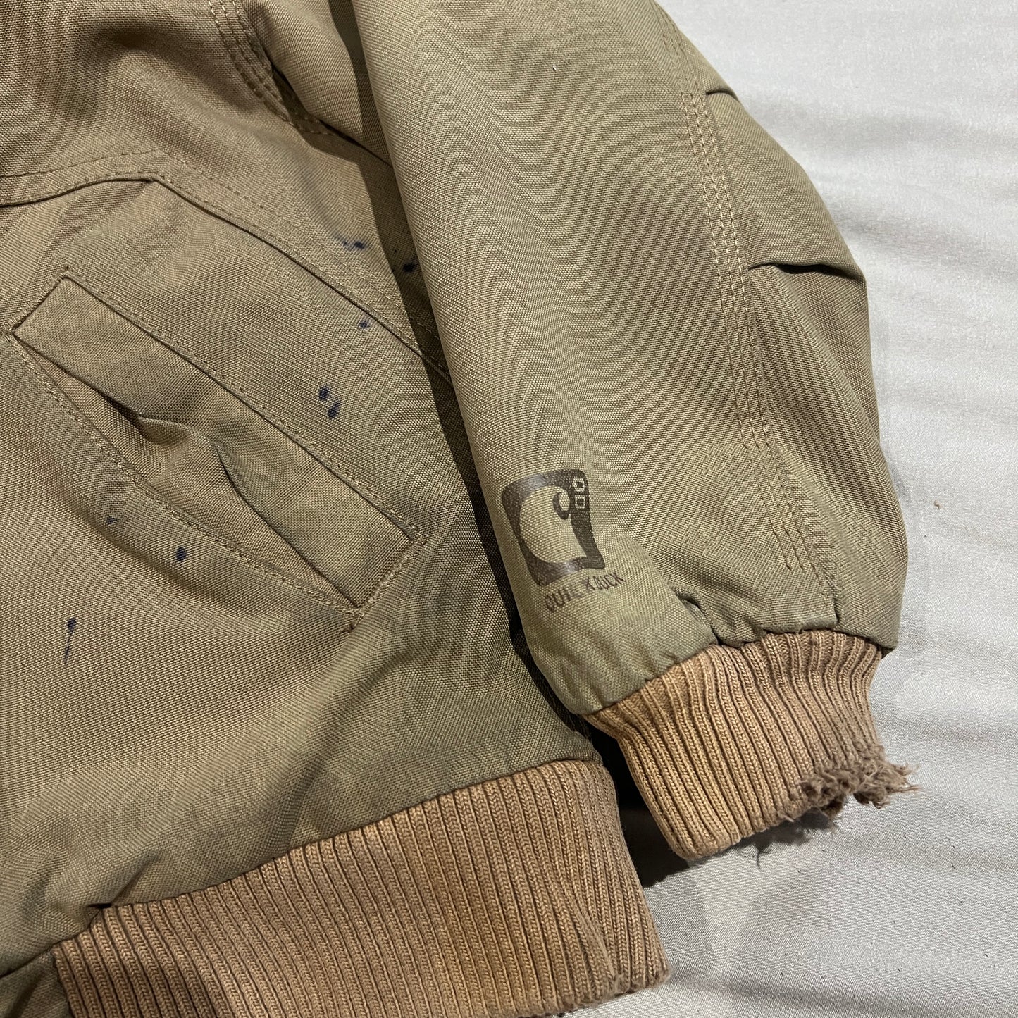 Carhartt Active Jacket Kids Youth XXS 4-5 Quick Duck Brown
