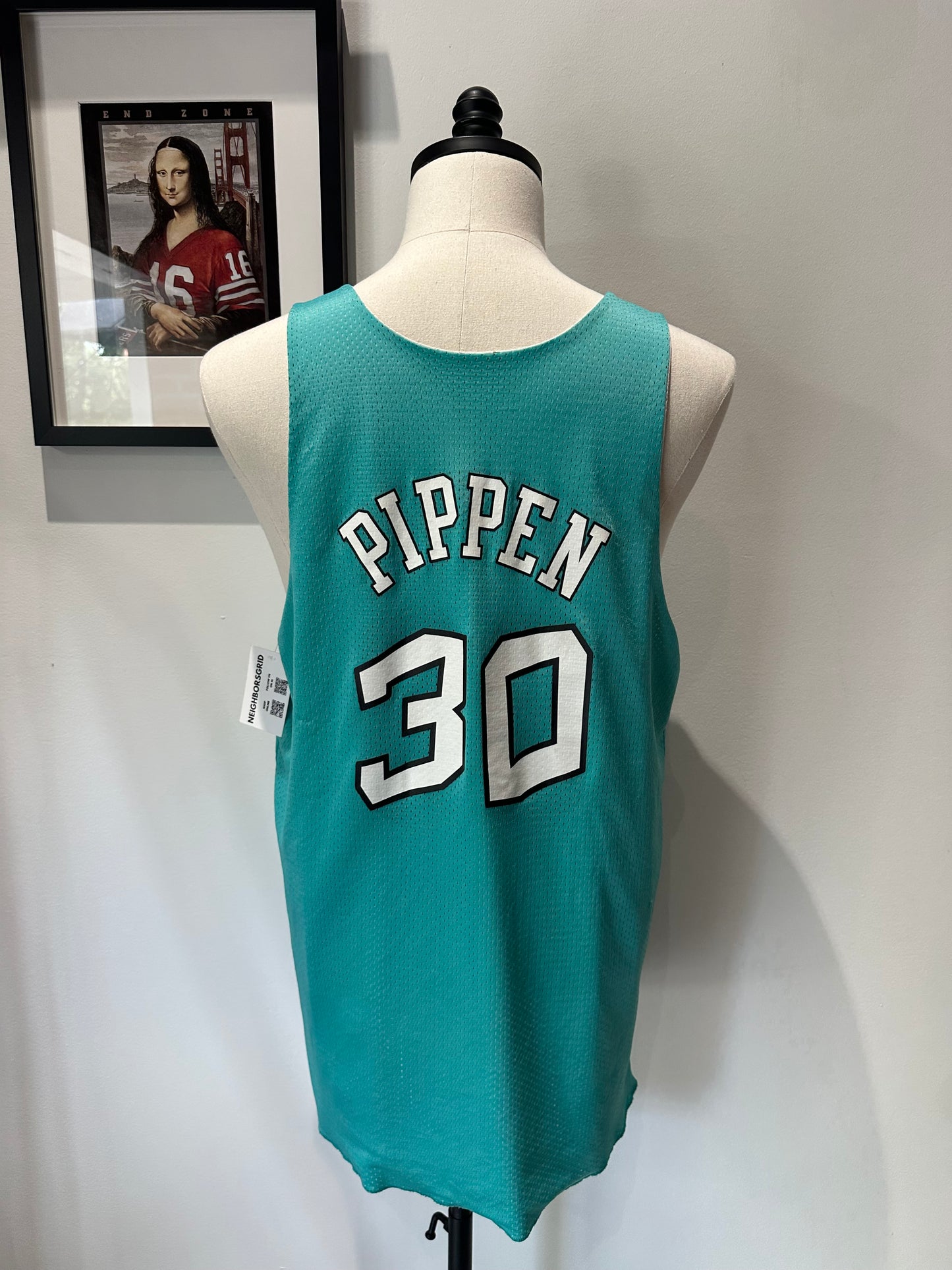 (Mens Large) 90s Chicago Bulls 'Scotty Pippen' Jersey 007