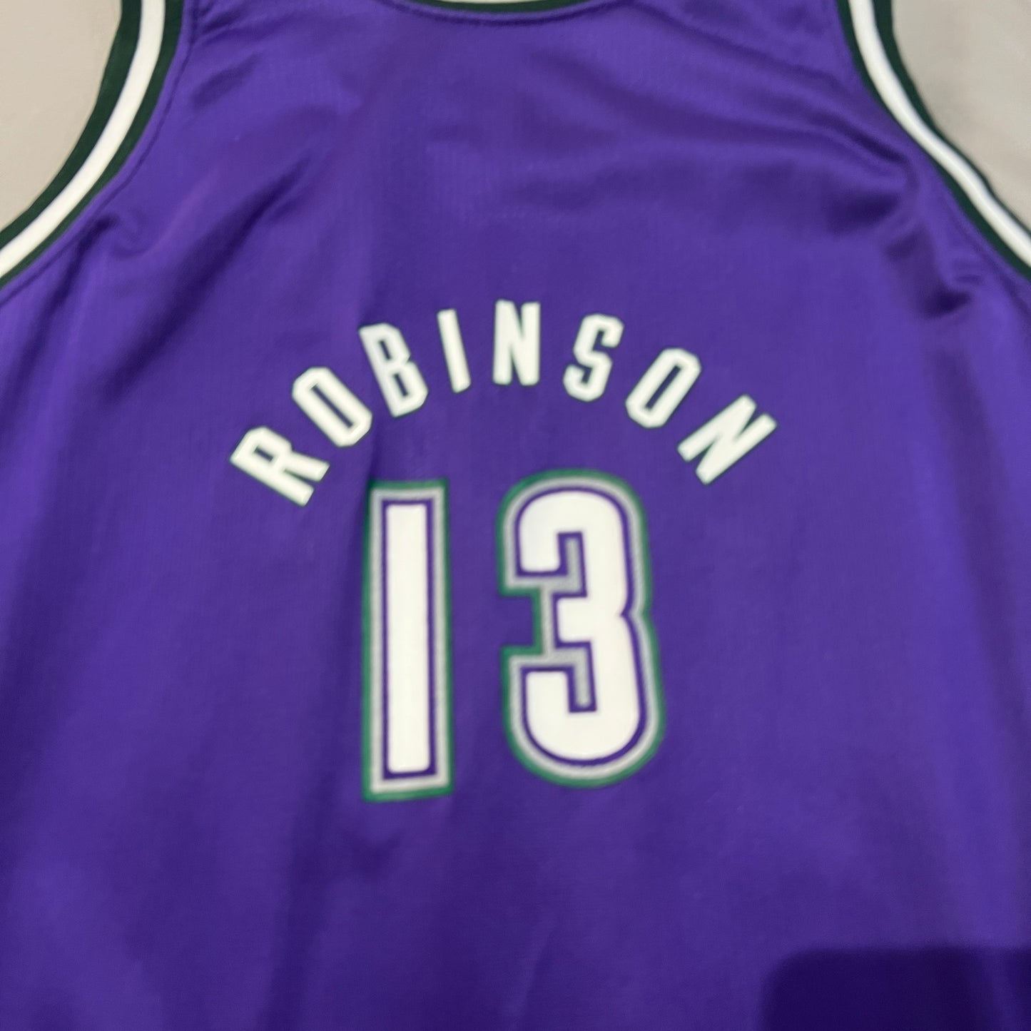 Vintage Glenn Robinson Jersey Milwaukee Bucks Kids Youth XL Champion #13