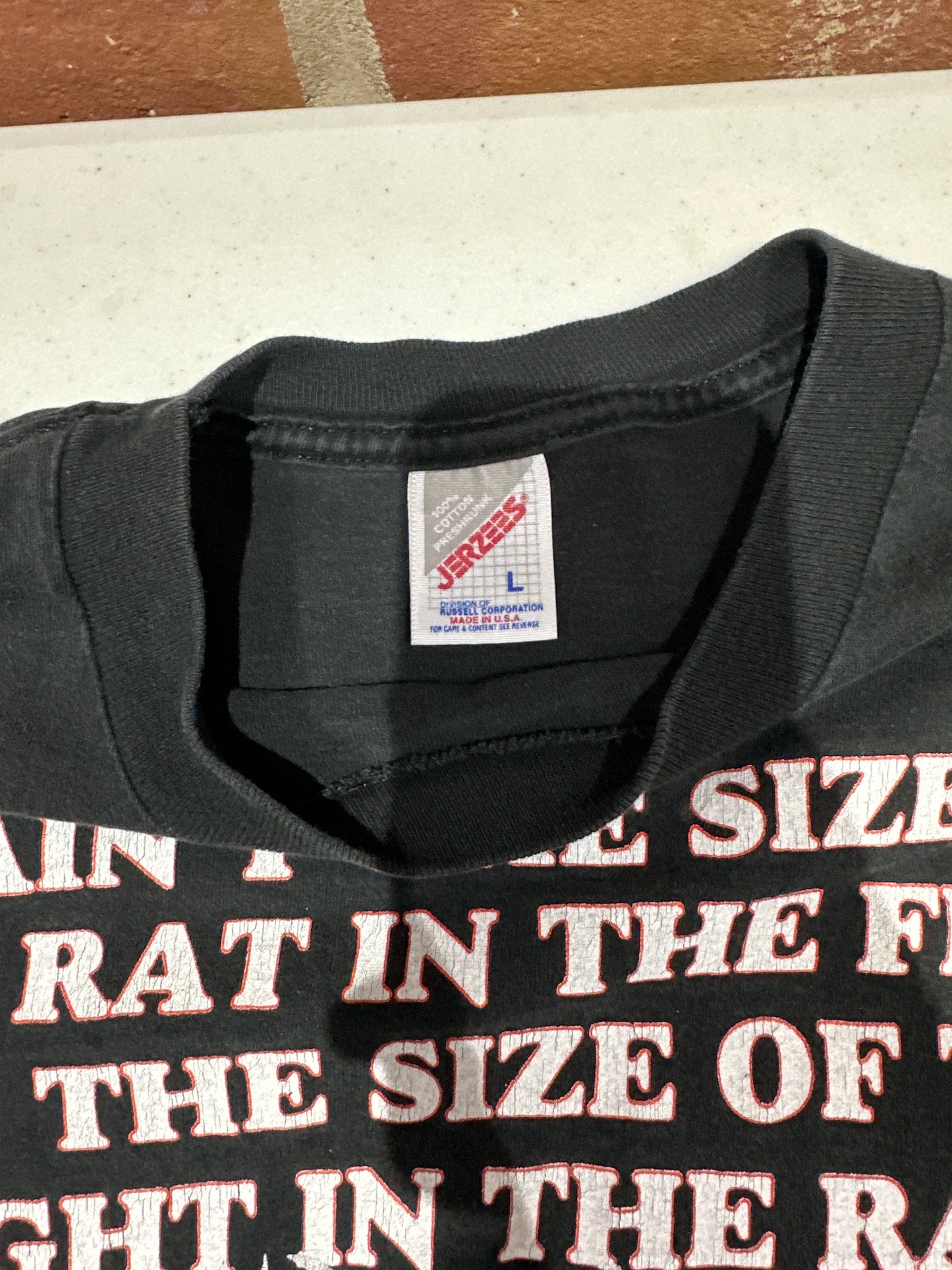 (Mens Large) 90s Albany River Rats Hockey Shirt 007