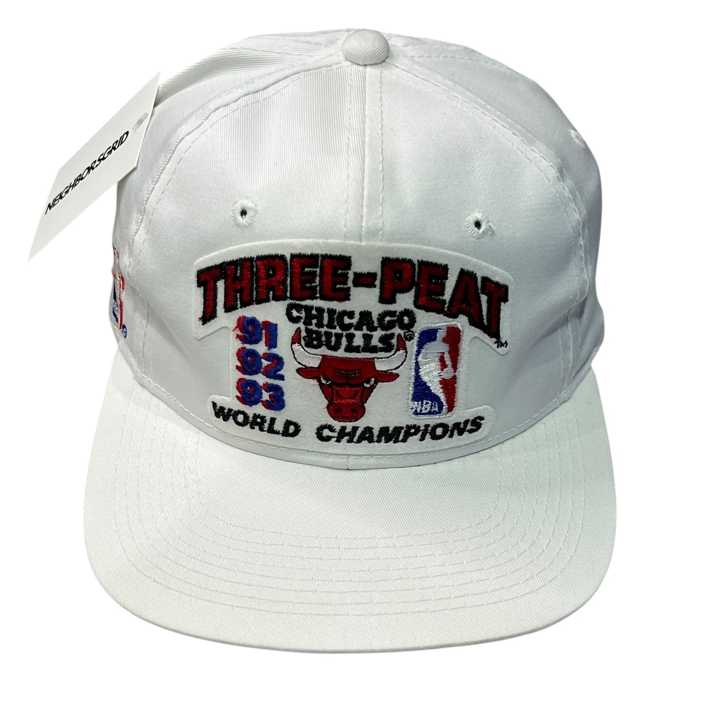 91-93 Three Peat Chicago Bulls Snapback Hat