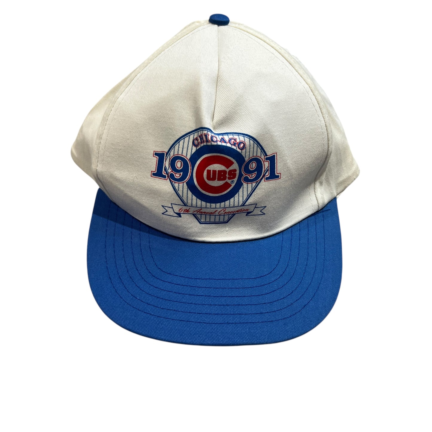 Vintage Chicago Cubs 1991 Snapback Hat 6th Annual Convention