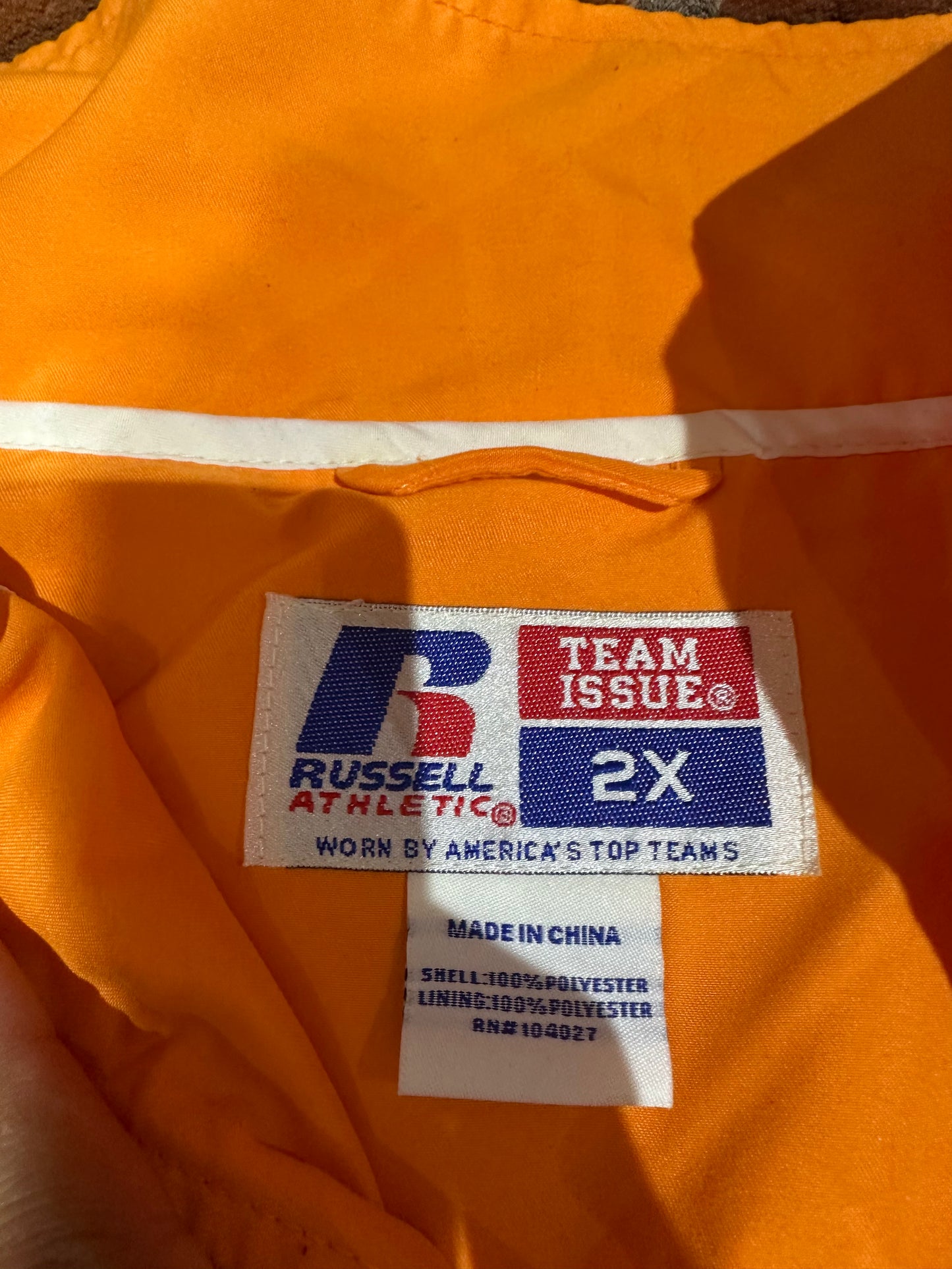 (Mens 2XL) 90s Tennessee Windbreaker Jacket