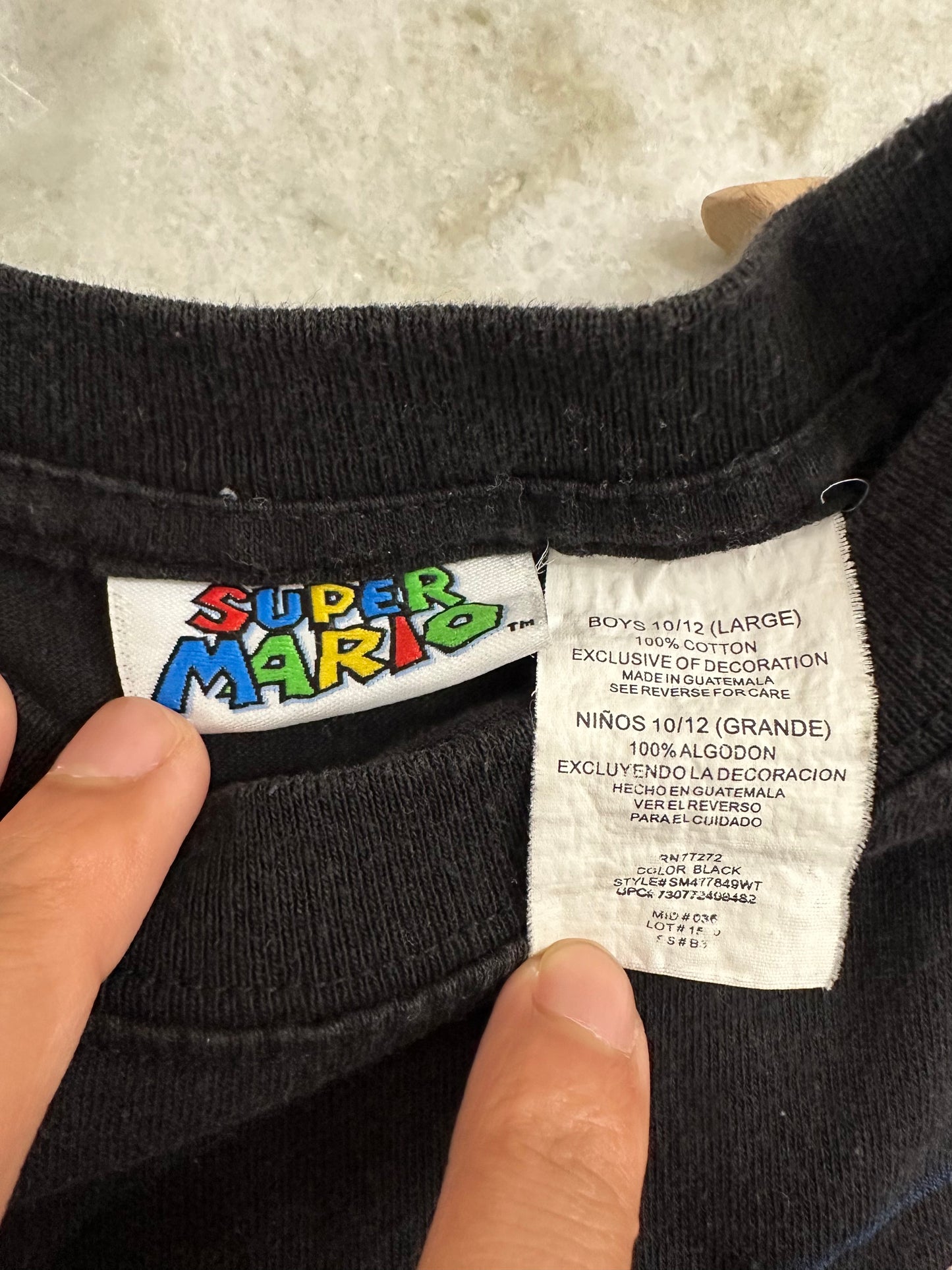 (Kids Large) Super Mario Bros Shirt 007