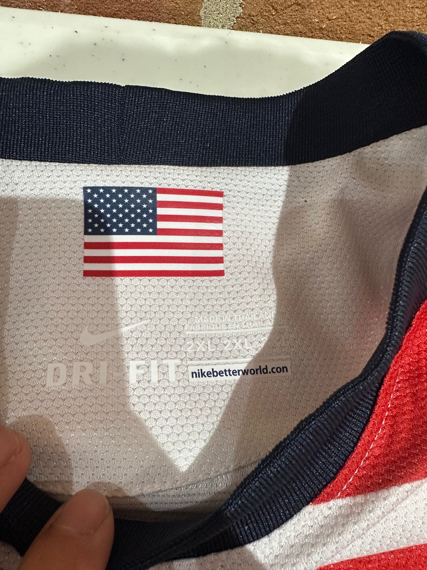 (Mens 2X) Nike USA 'Kyle Beckerman' Soccer Jersey 007