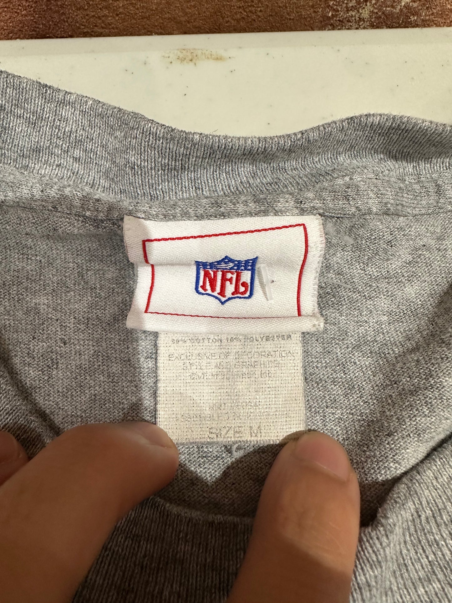 (Mens Medium) NFL Chicago Bears Spell-Out Shirt 007