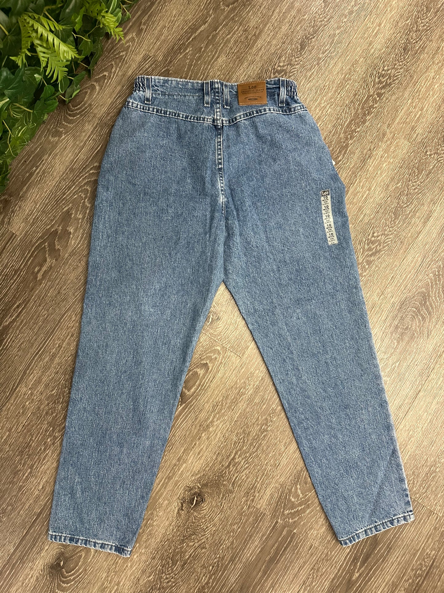 (Womens Medium) Lee Stretch Waist Blue Jeans