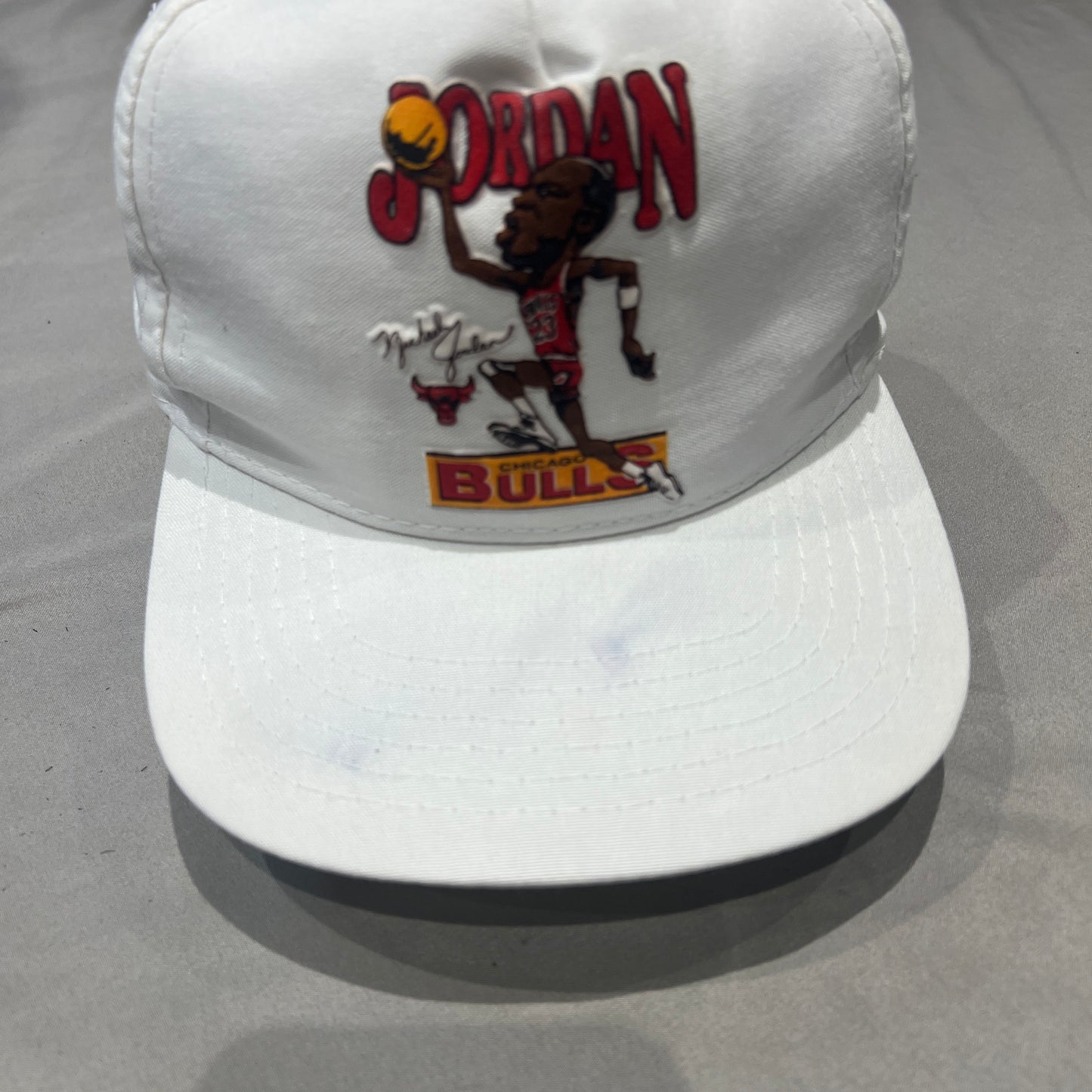 90s Chicago Bulls Caricature Jordan Hat