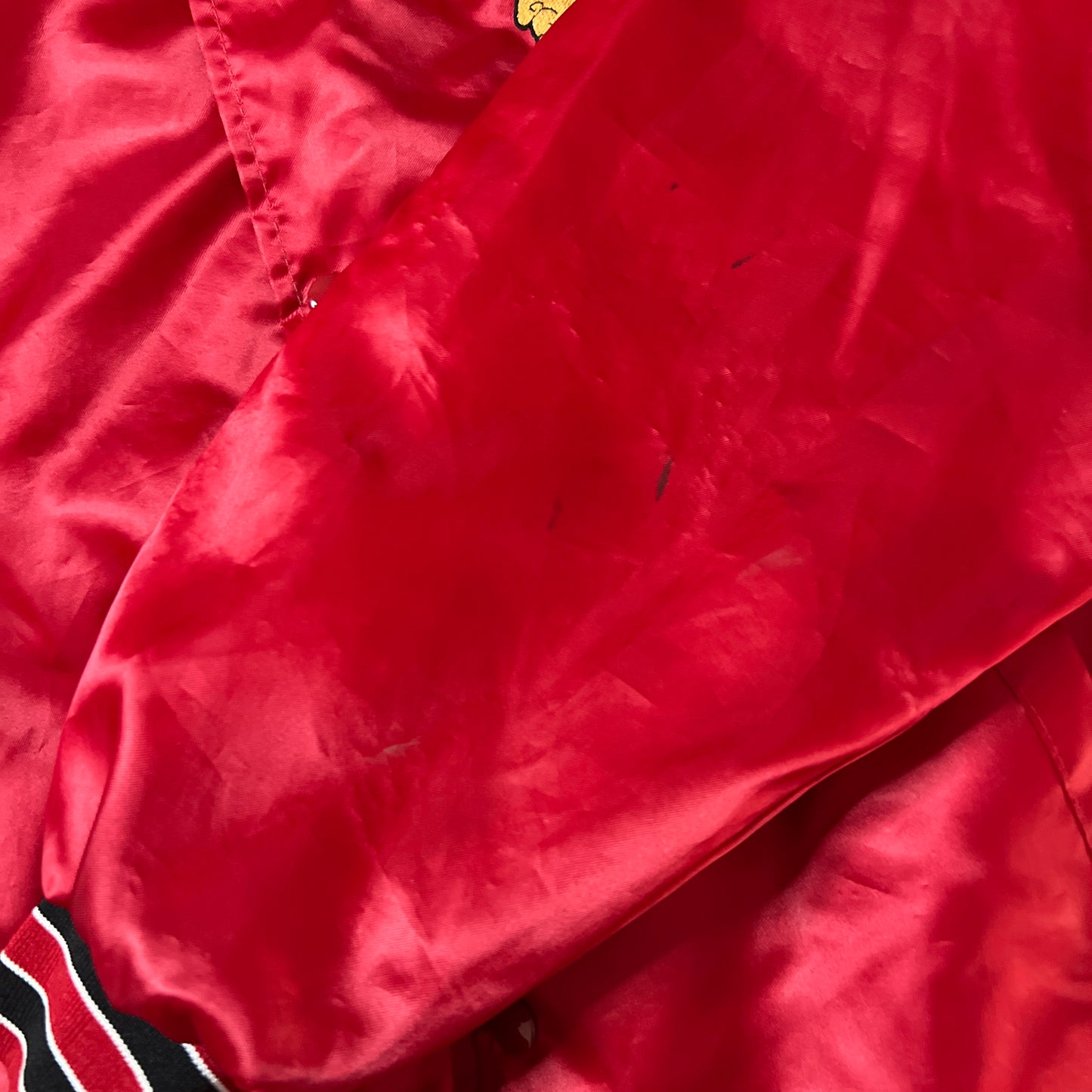 (Mens Large) Chicago Blackhawks Satin Jacket