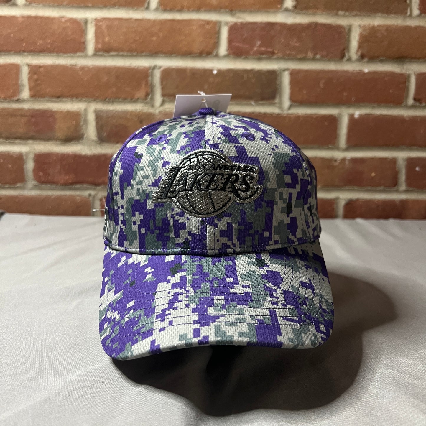 Los Angeles Lakers Digital Camo Strapback Hat
