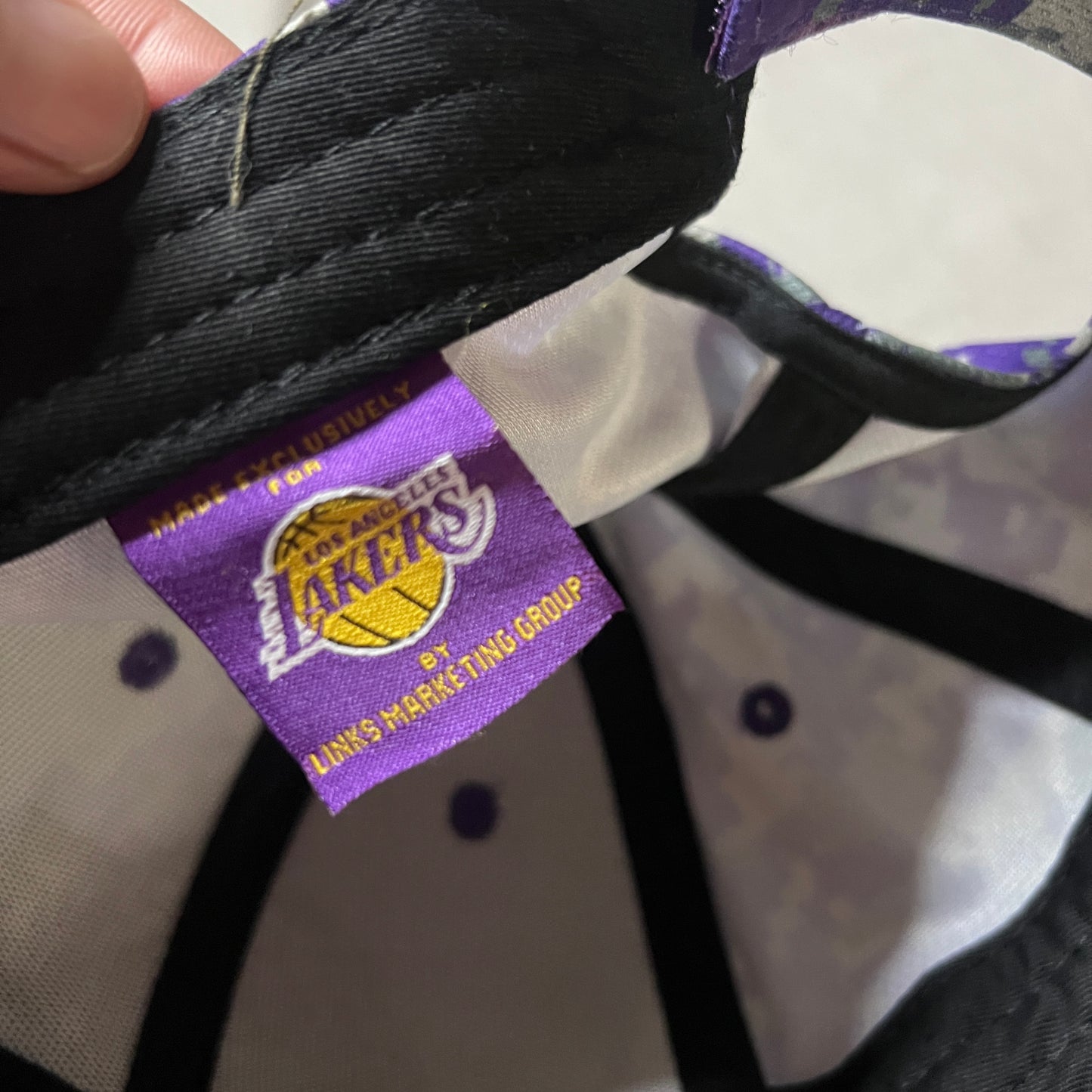 Los Angeles Lakers Digital Camo Strapback Hat