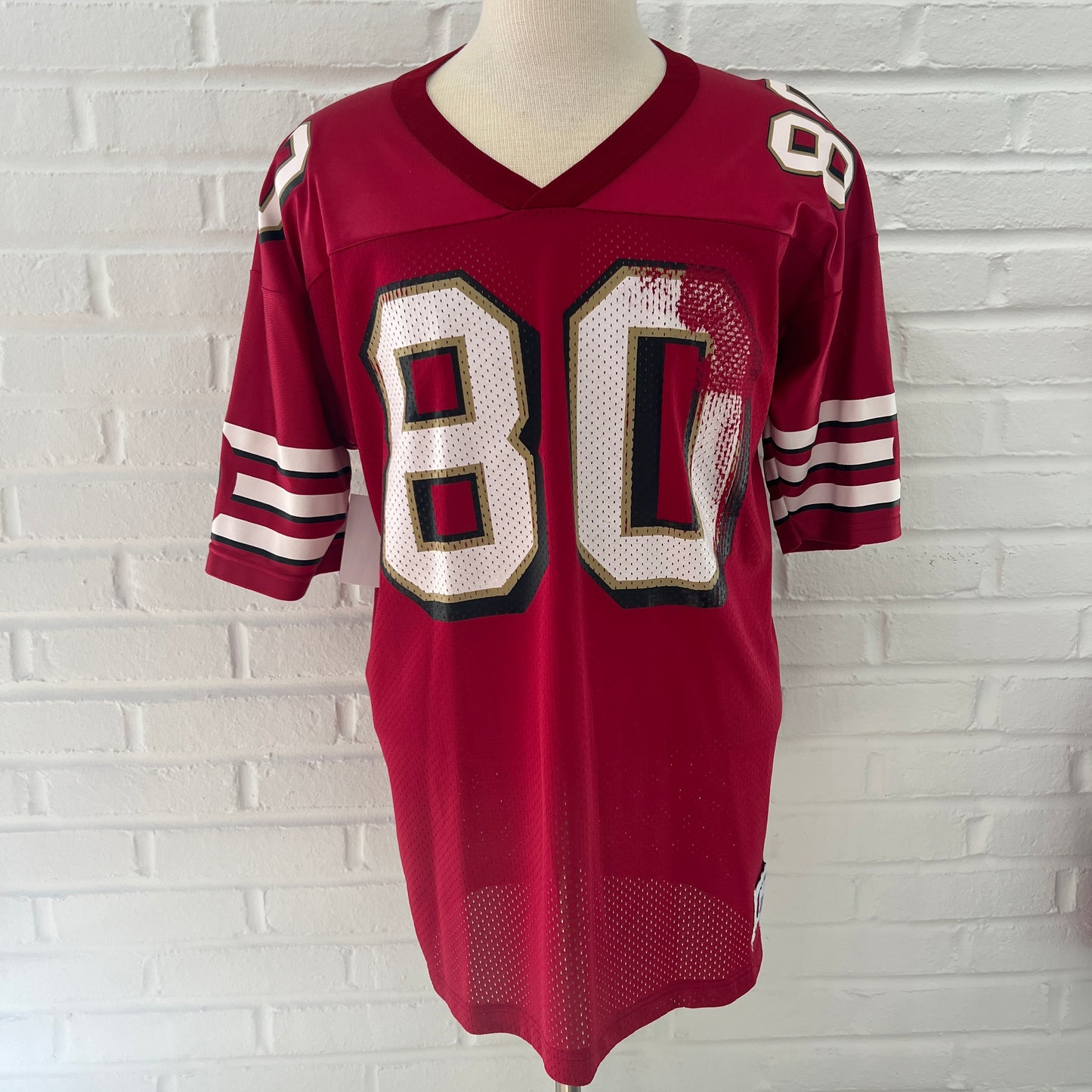 (Mens Large / 44) Gerry Rice San Fransisco 49ers Jersey