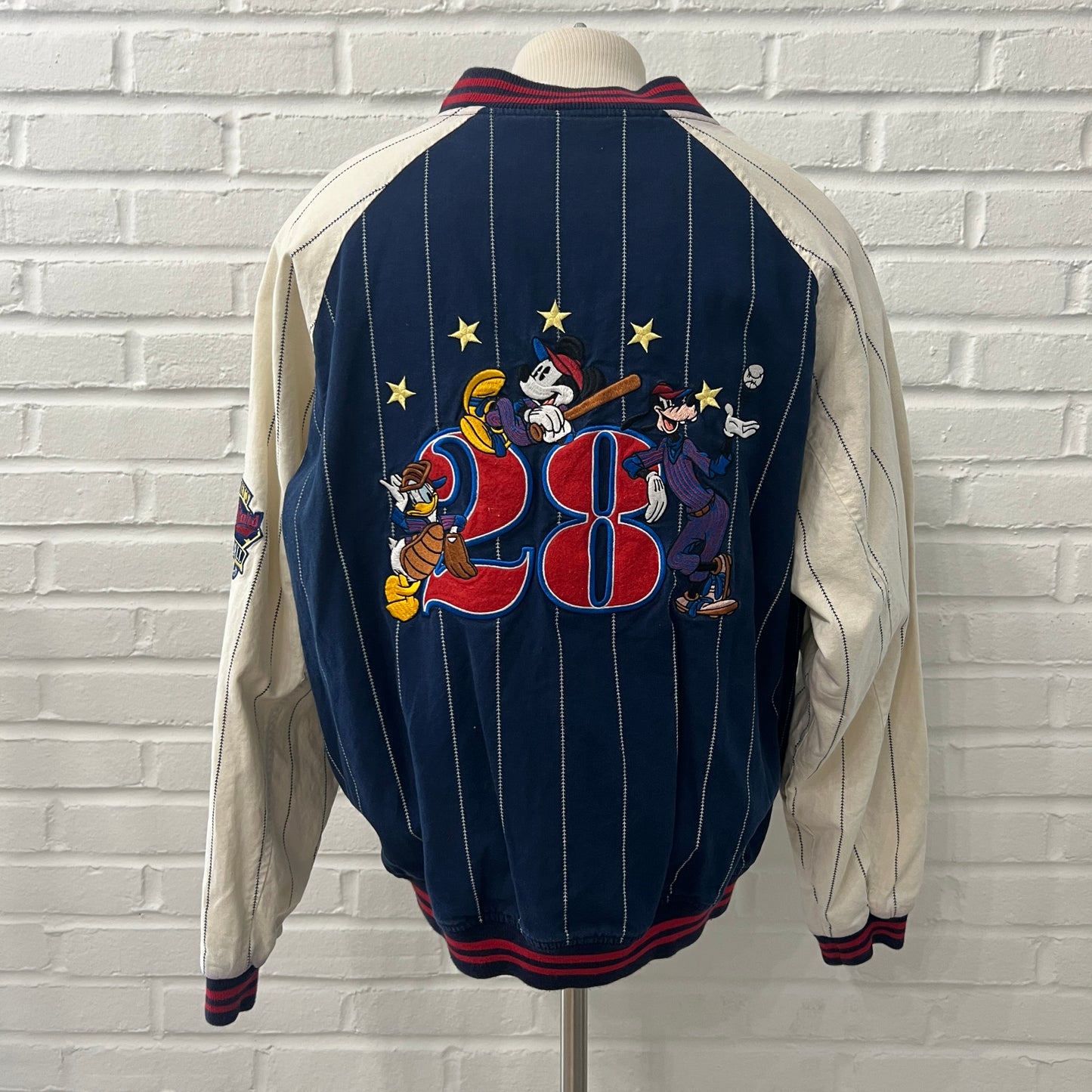 (Mens Large) Disney Mickeys All Stars Varsity Jacket