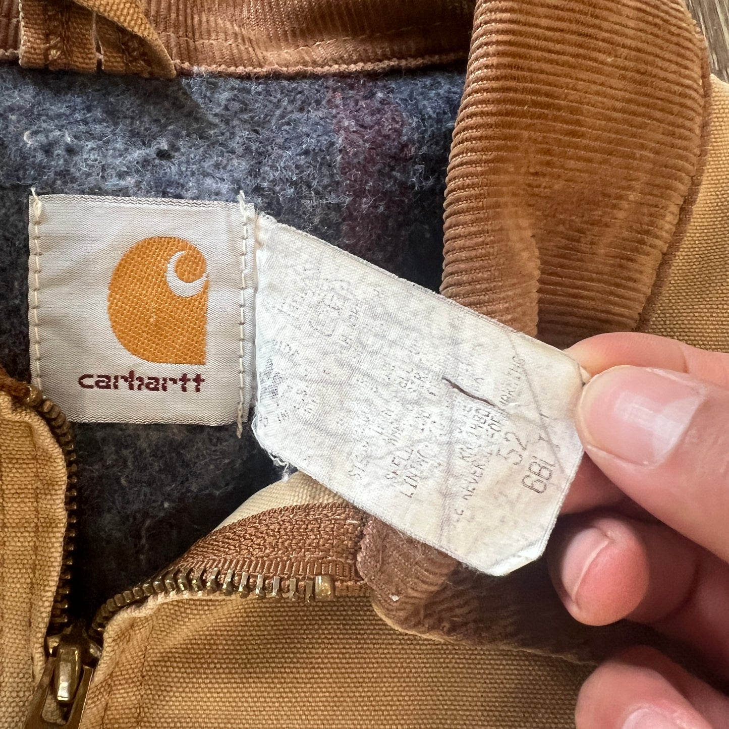 (Mens 2XL / 52) 90s Carhartt Detroit Jacket