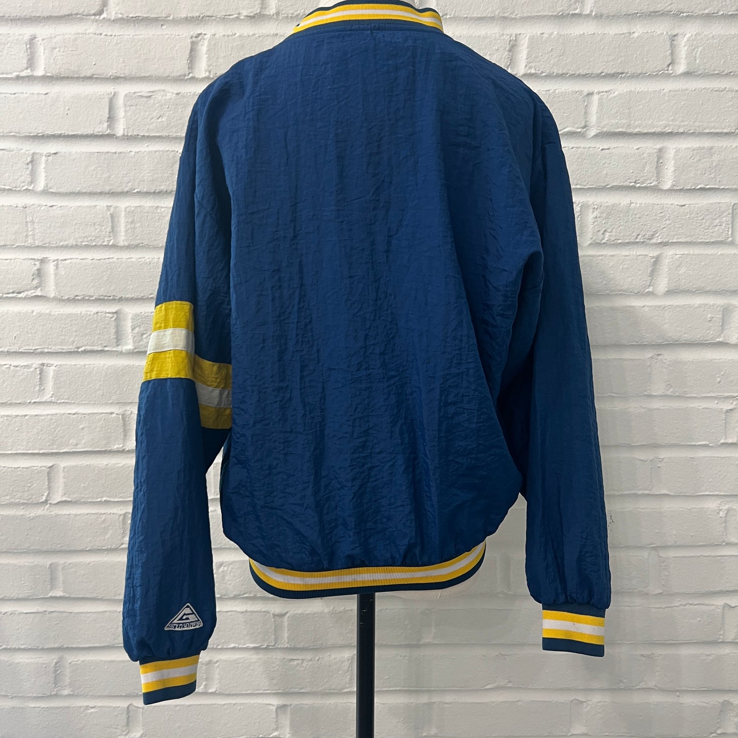 (Kids Large) 90s Notre Dame Windbreaker Jacket