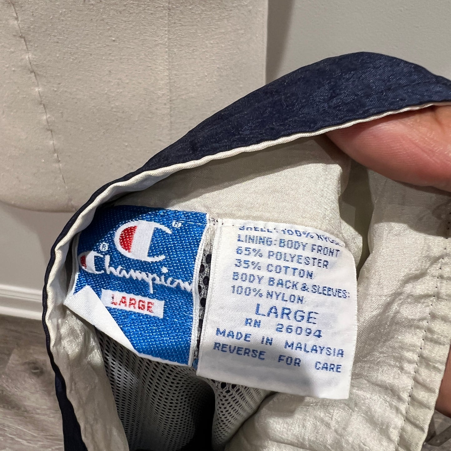 (Mens Large) 90s Notre Dame Jacket