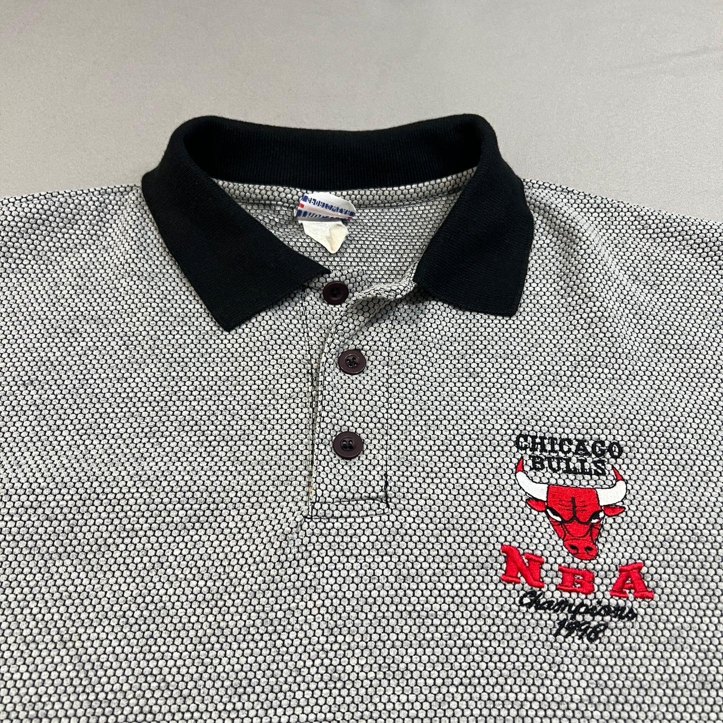 Vintage Chicago Bulls Polo Shirt Mens L