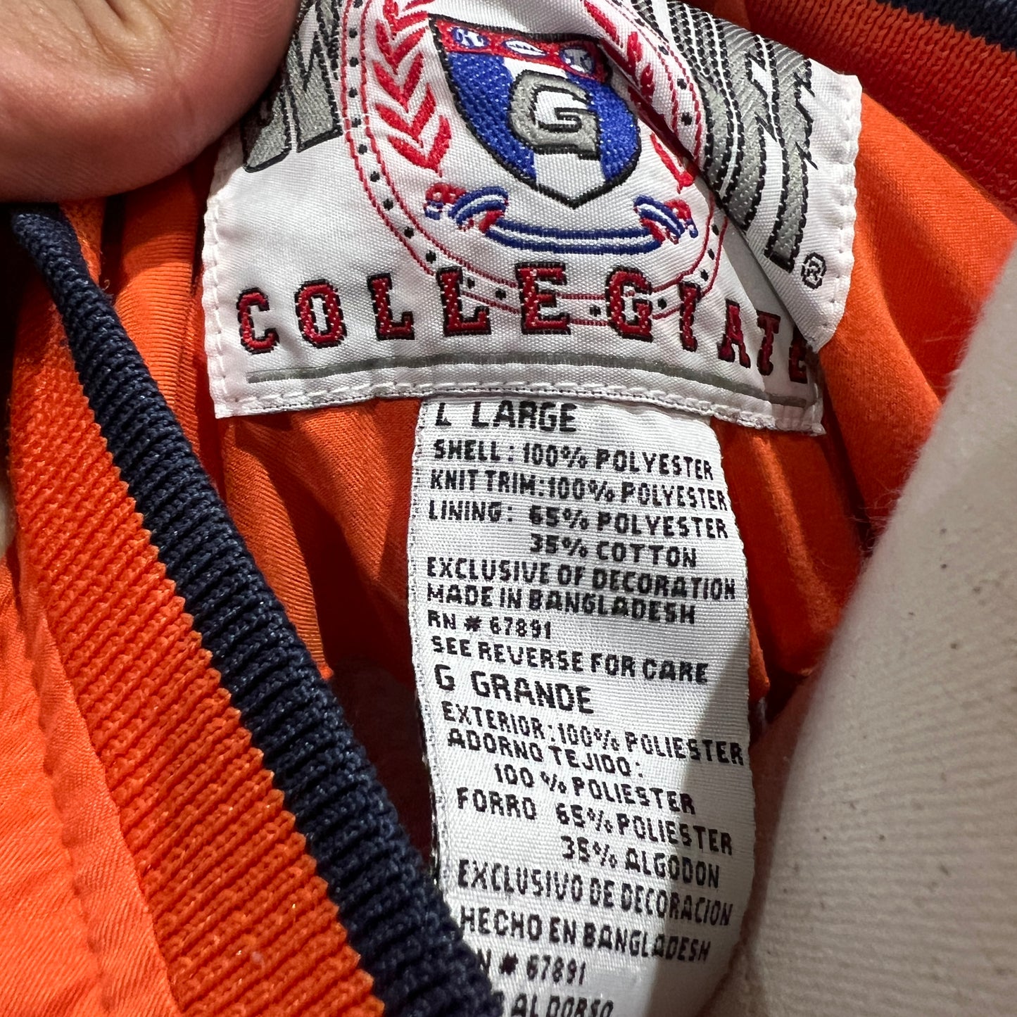 (Mens Large) 90s Illinois Chief Jacket