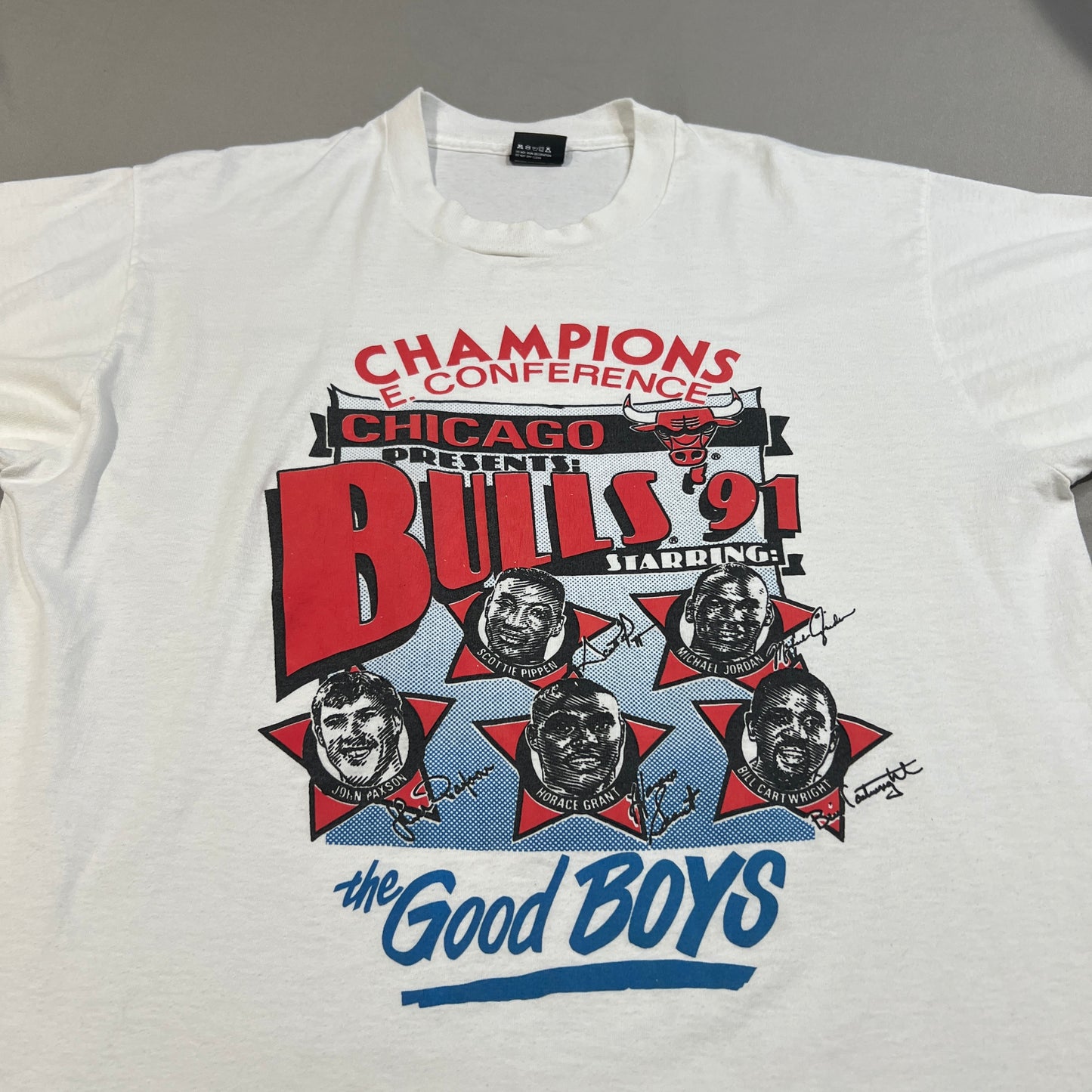Vintage Chicago Bulls "The Good Boys" Tshirt Mens XL