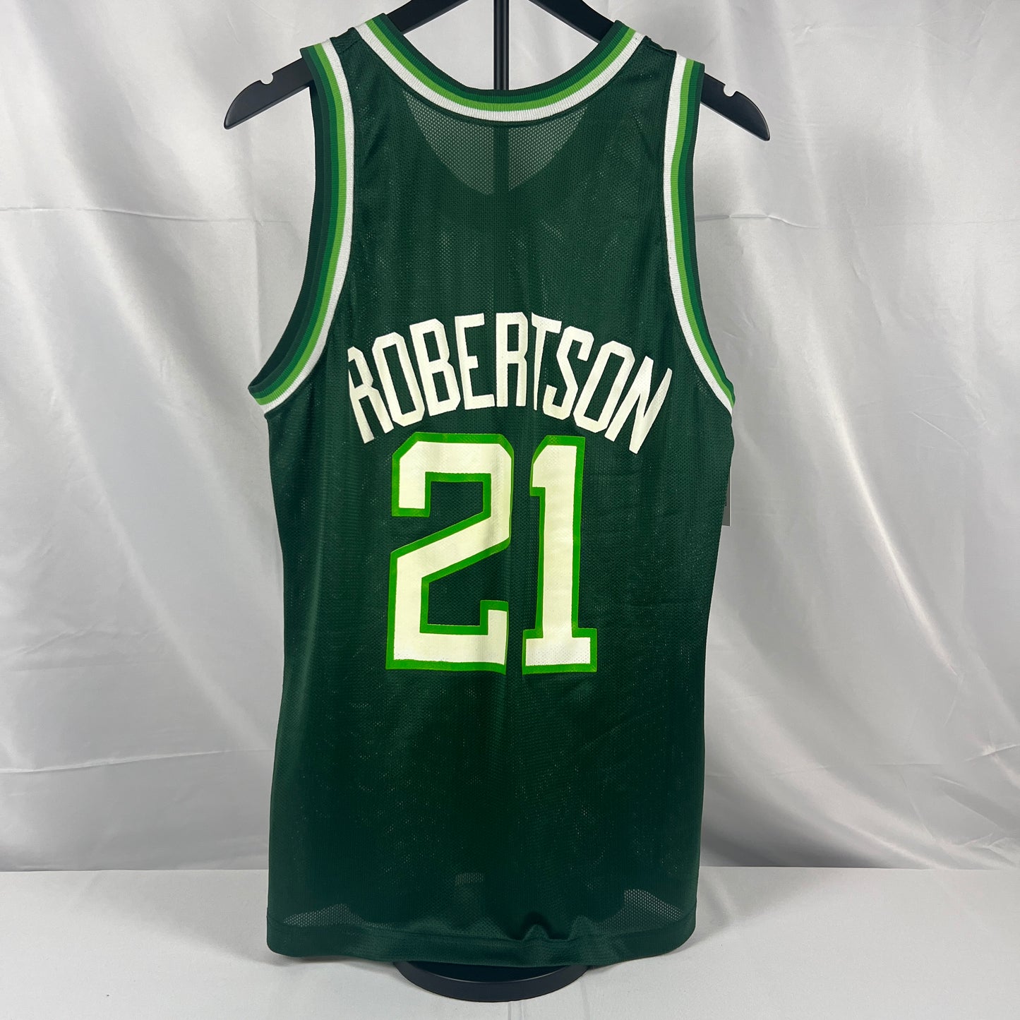 (Mens 40/Medium) Alvin Robertson Milwaukee Bucks Jersey