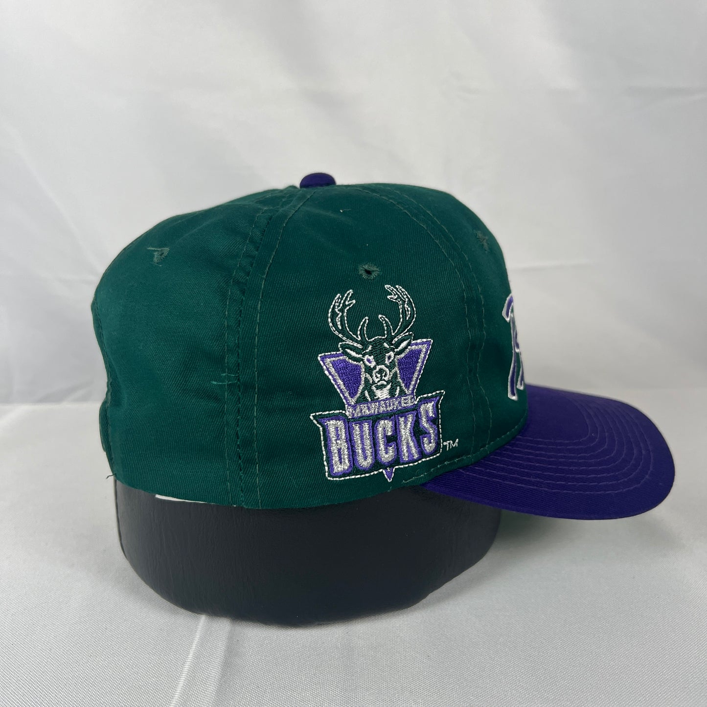 90s Milwaukee Bucks Script Logo Sports Specialties Hat