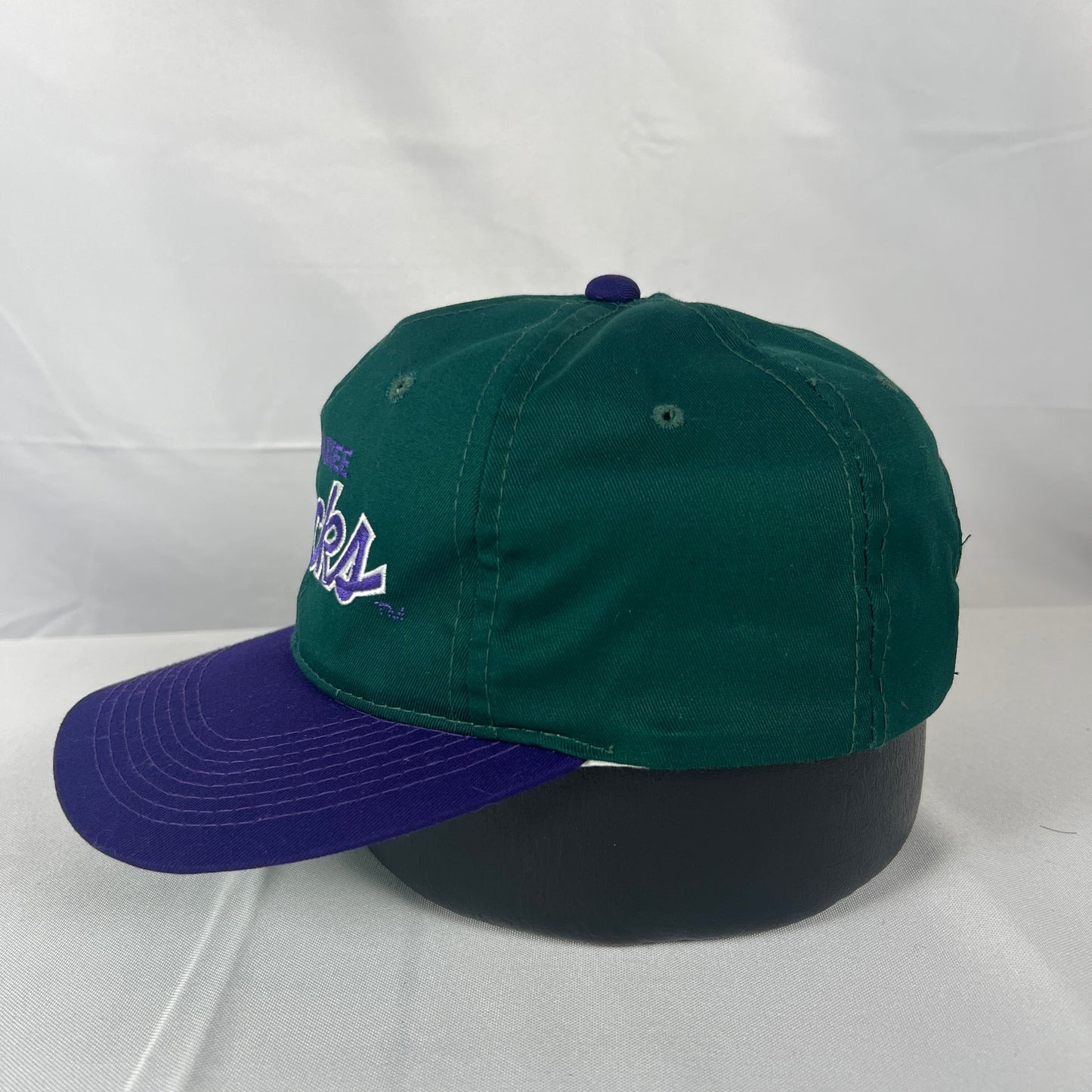 90s Milwaukee Bucks Script Logo Sports Specialties Hat