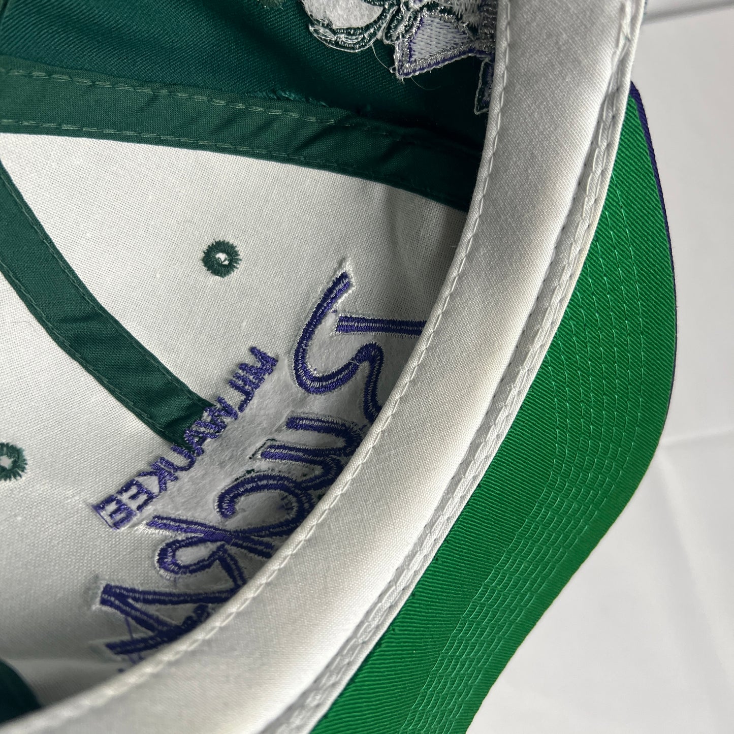 90s Milwaukee Bucks Script Logo Sports Specialties Hat