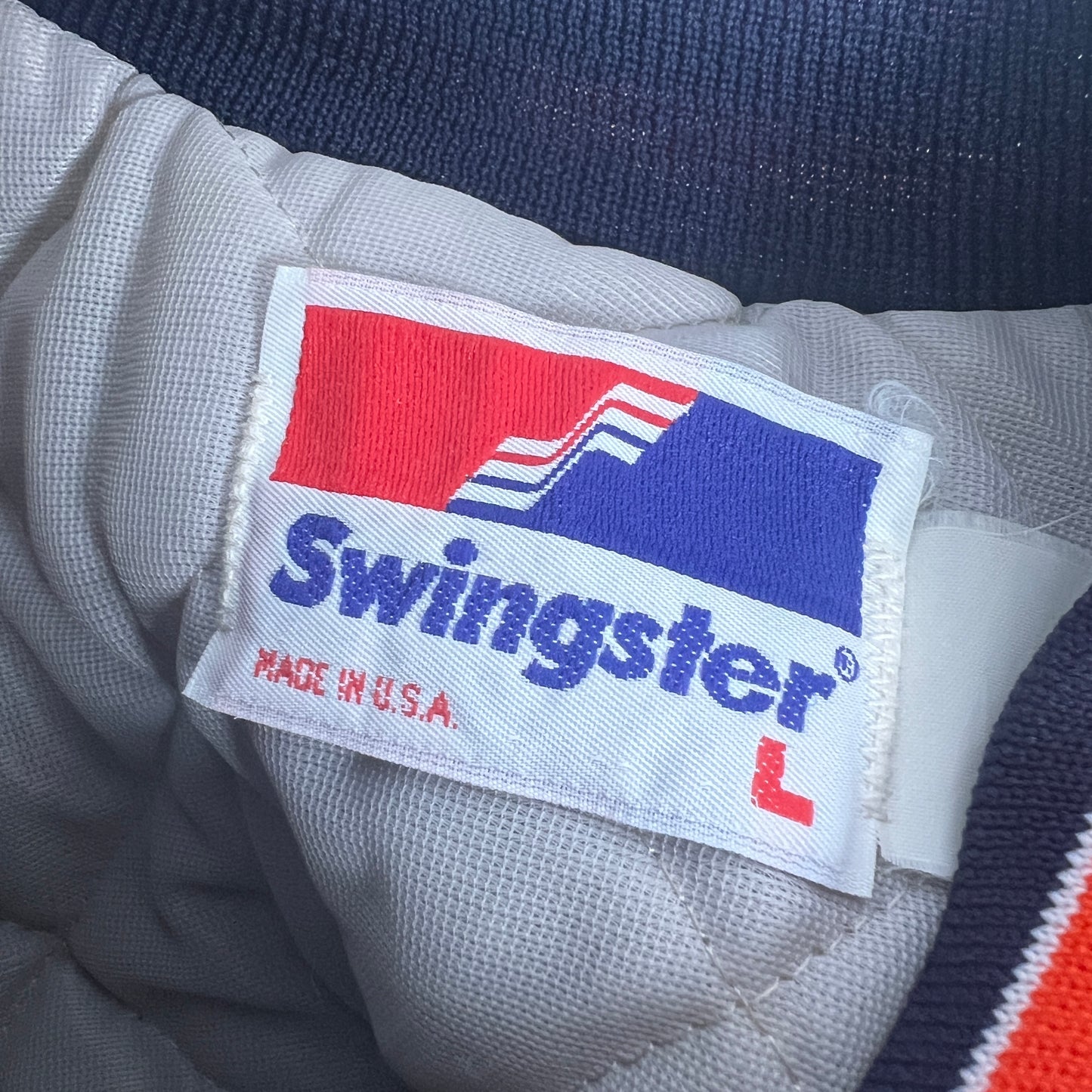 (Mens Large ) 90s Chicago Bears Satin Jacket