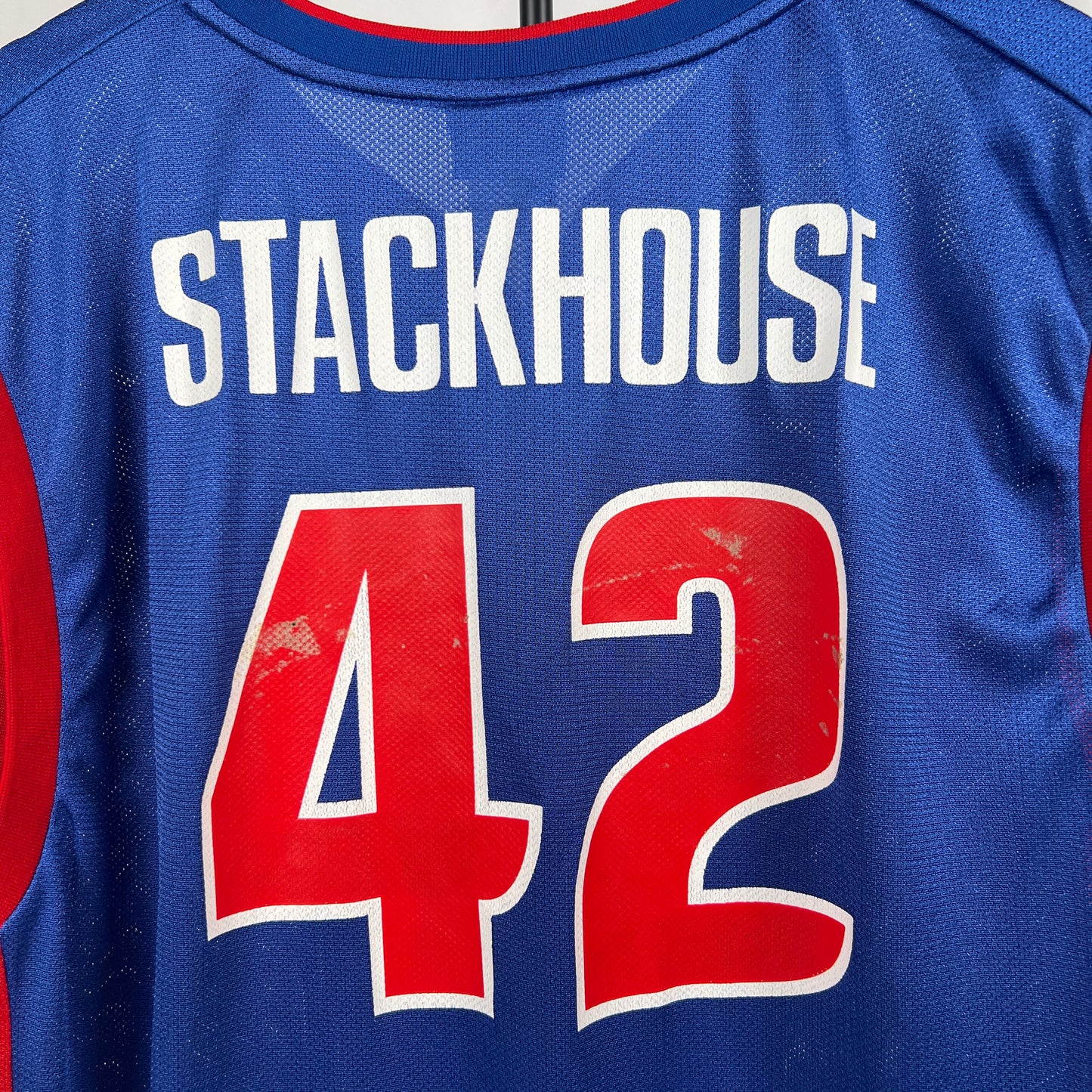 (Mens XL) Jerry Stackhouse Detroit Pistons Jersey