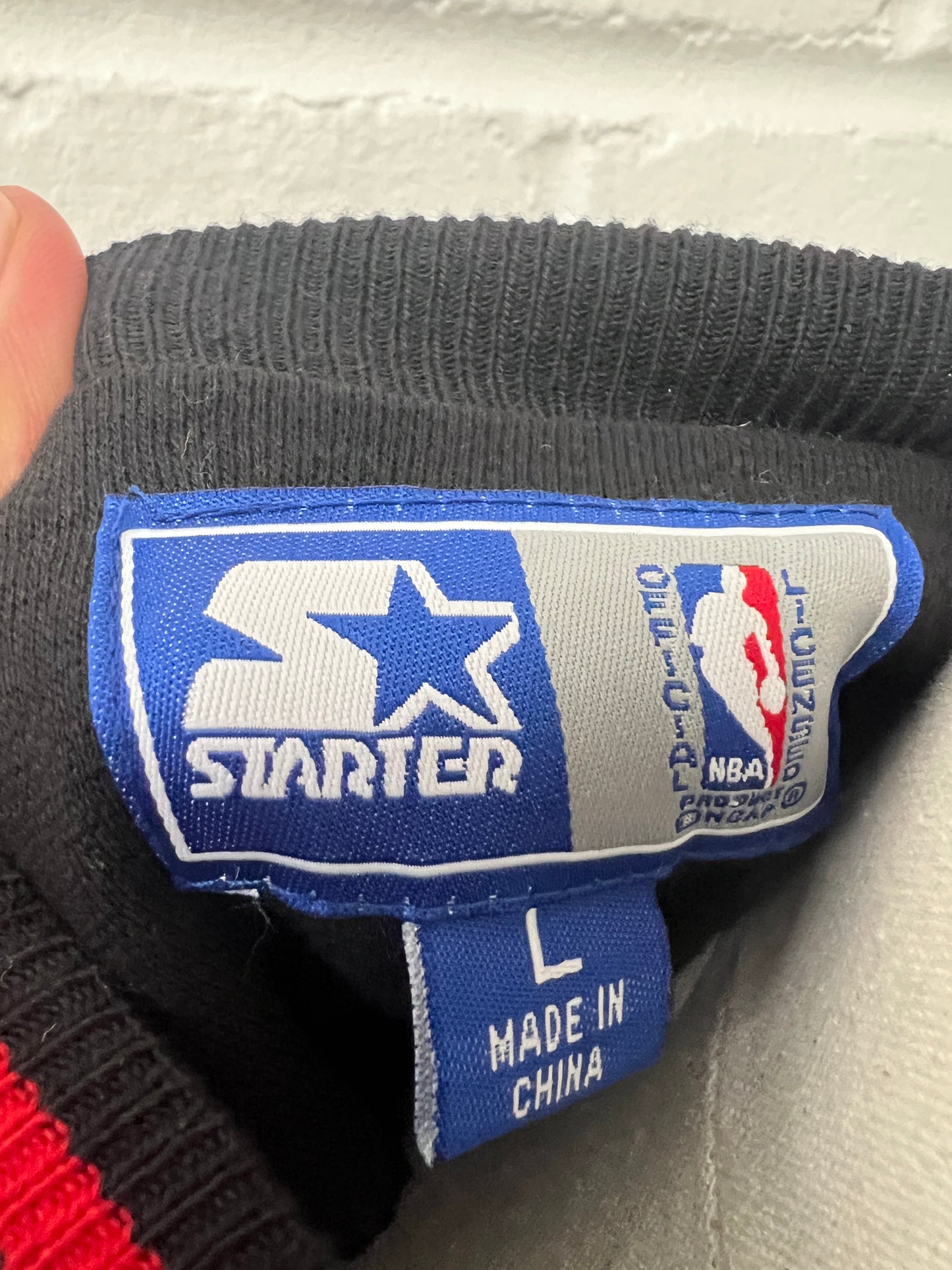 (Mens Large) 90s Chicago Bulls Starter Sweater