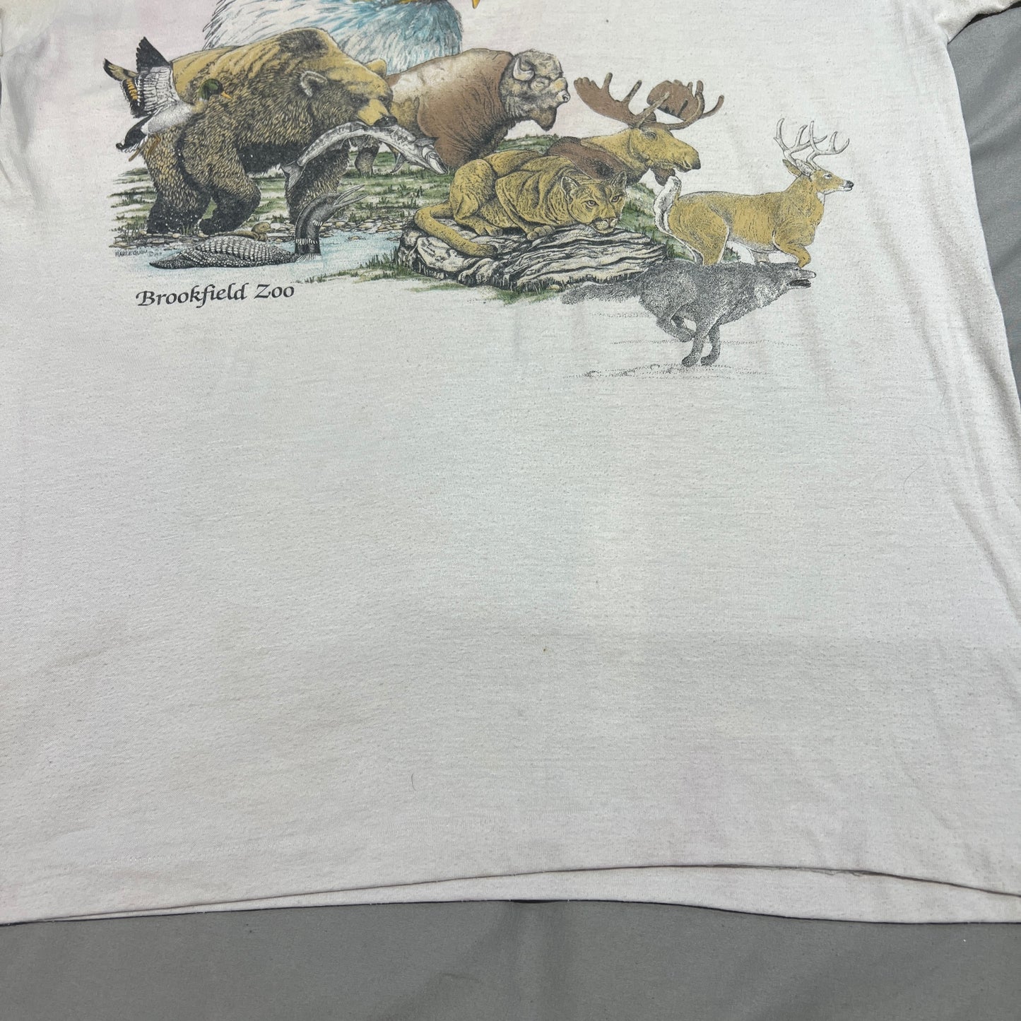 (Womans XL) 90s Brookfield Zoo Animal Shirt