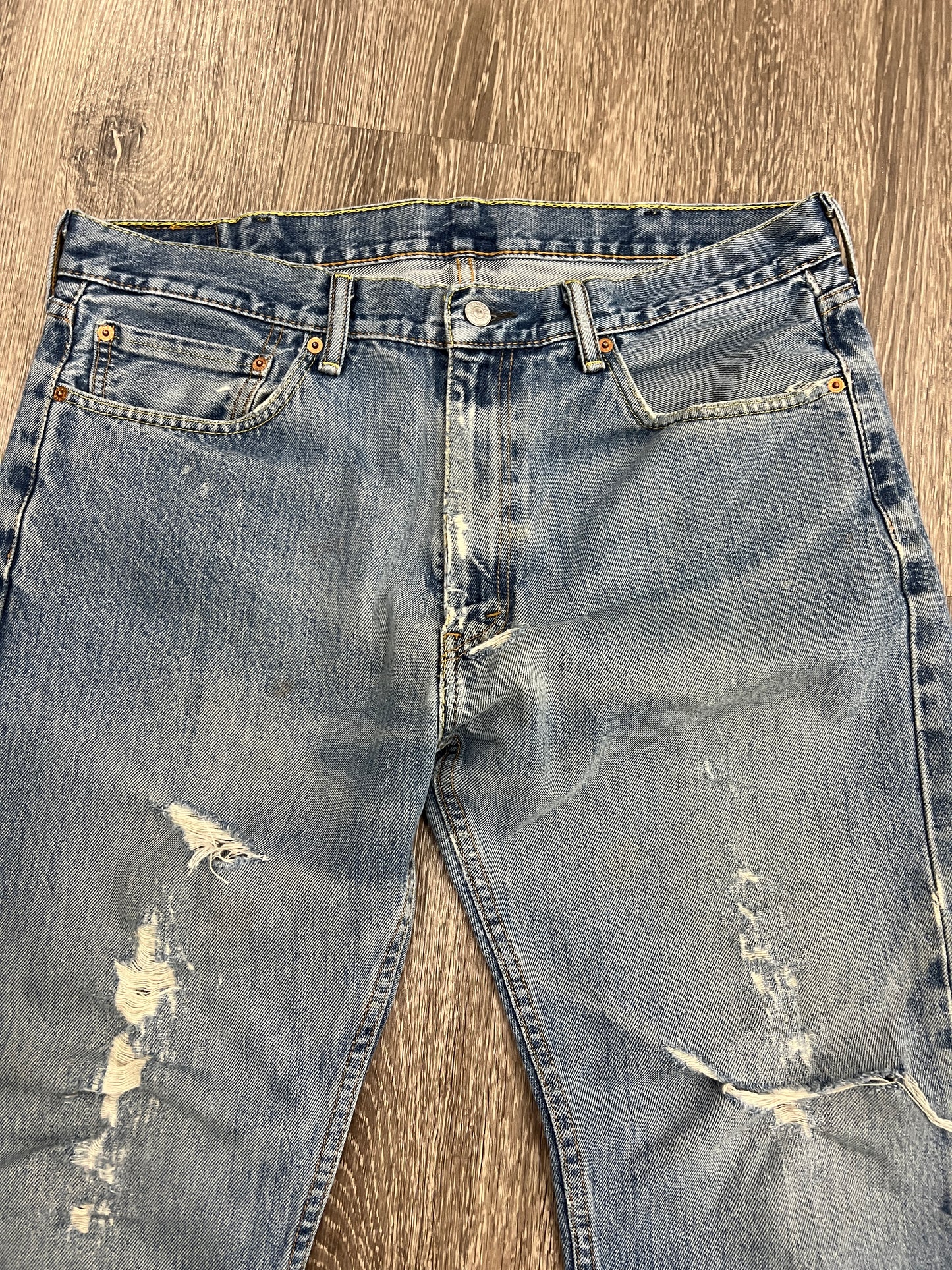 (Mens 38x29) Levis 505 Blue Denim Jeans