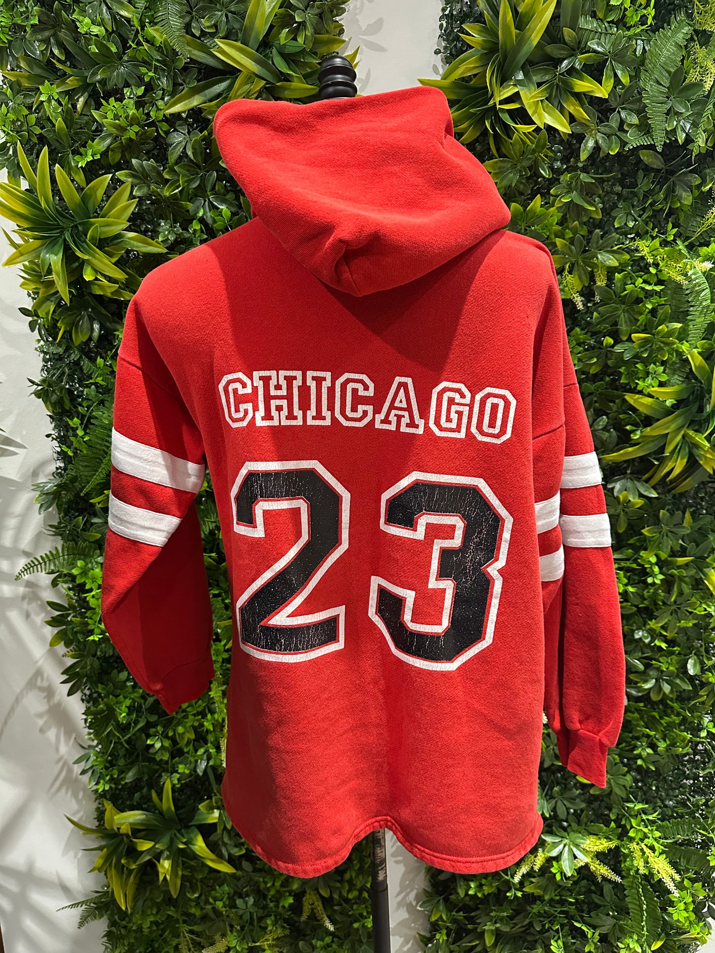 (Mens Large) 90s Chicago Bulls Pull-Over Hoodie 007