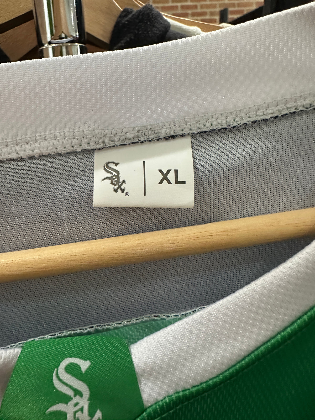 (Mens XL) MLB Chicago White Sox Irish Pride Hockey Jersey 007