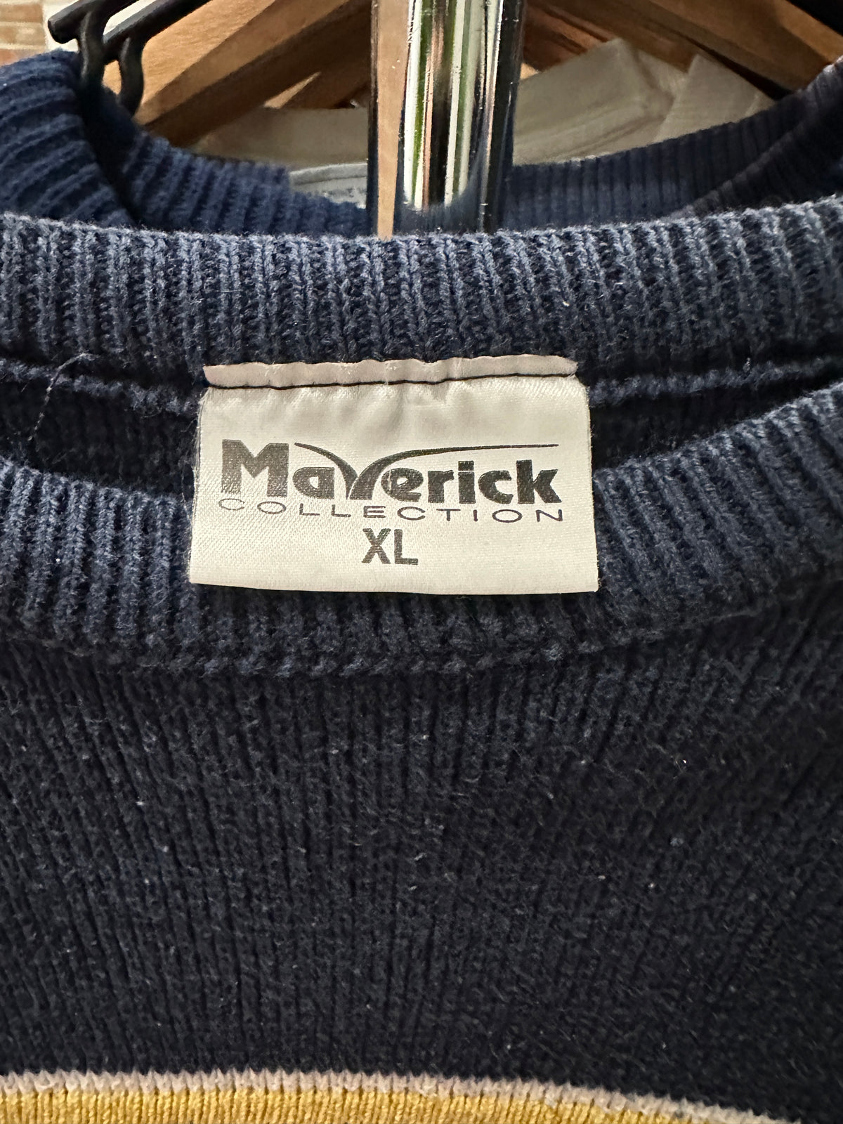 (Mens XL) 90s Oxford University Knit Sweater 007