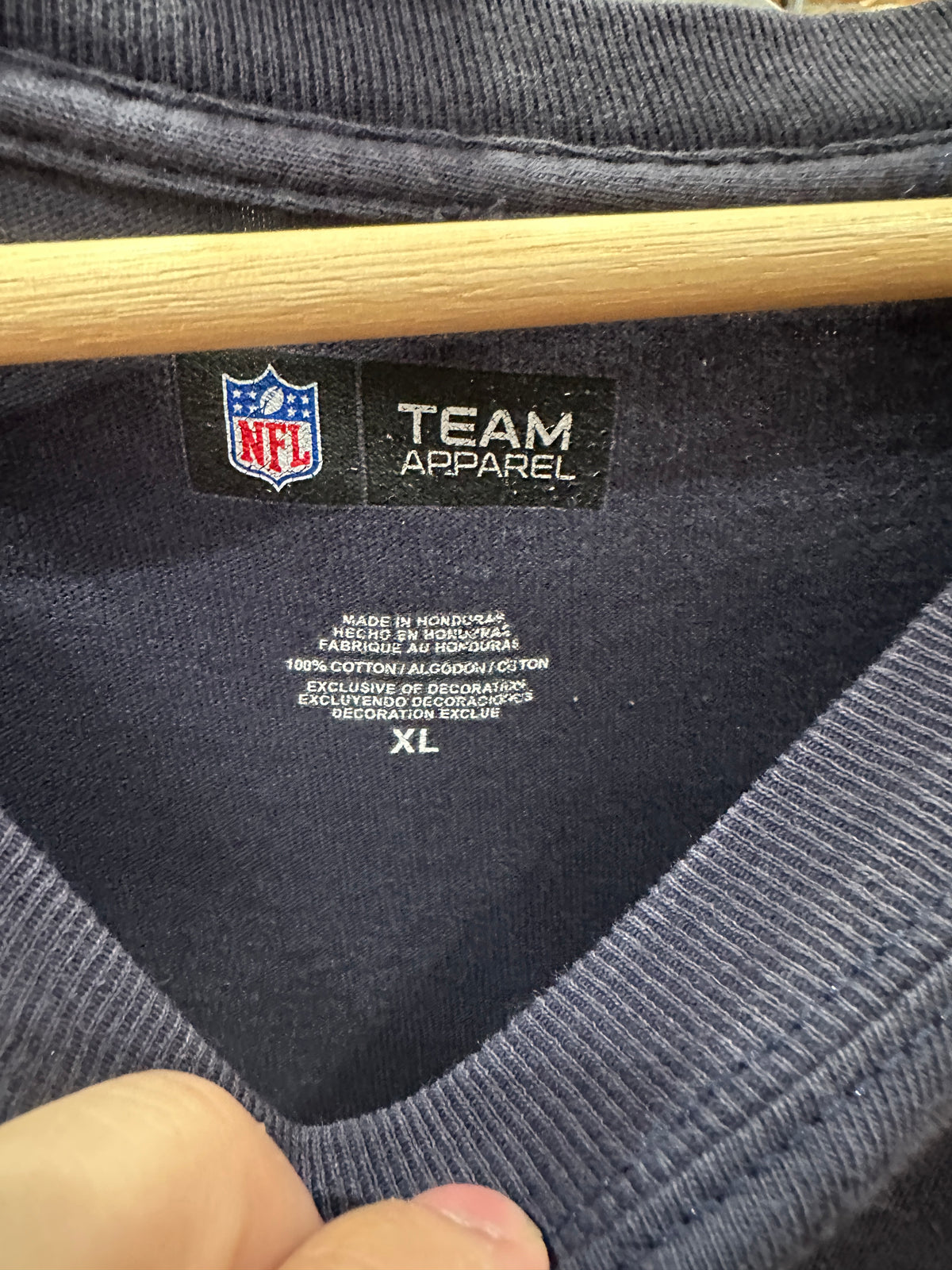 (Mens XL) NFL Chicago Bears Spell-Out Shirt 007