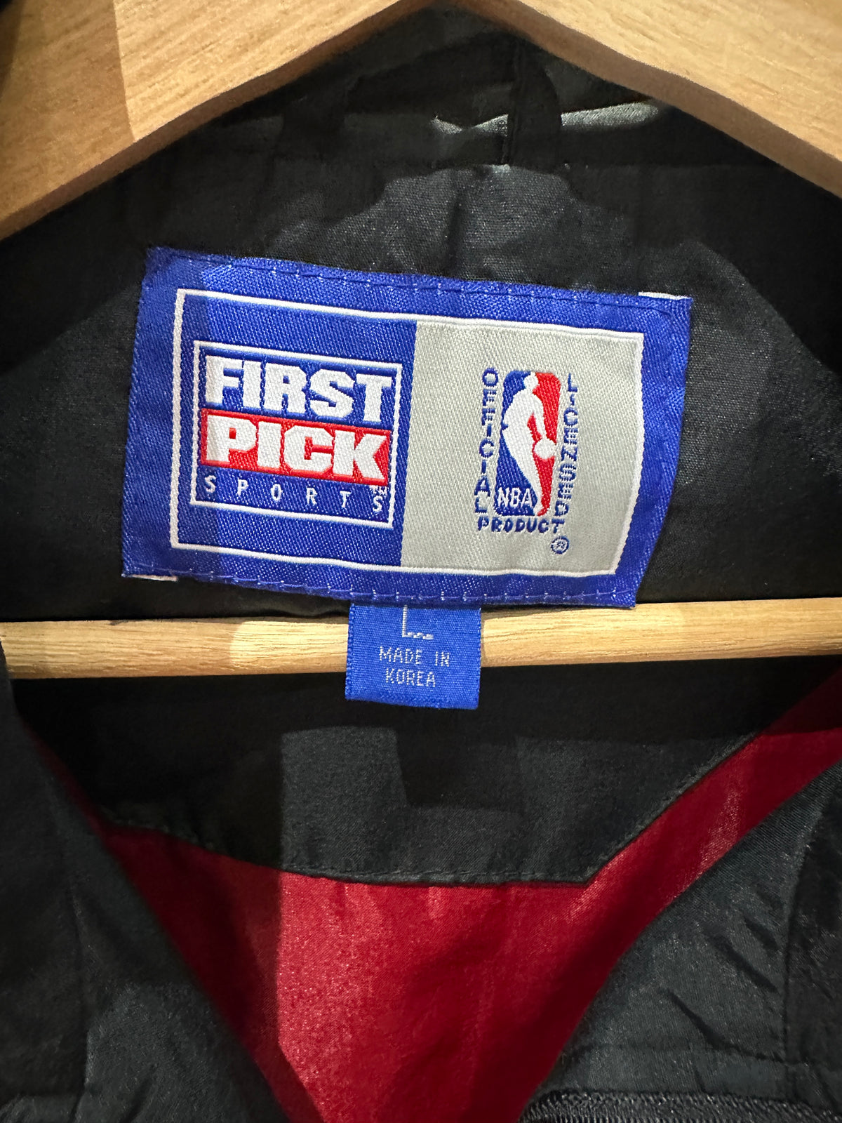 (Mens Large) 90s Chicago Bulls Zip-Up Windbreaker 007